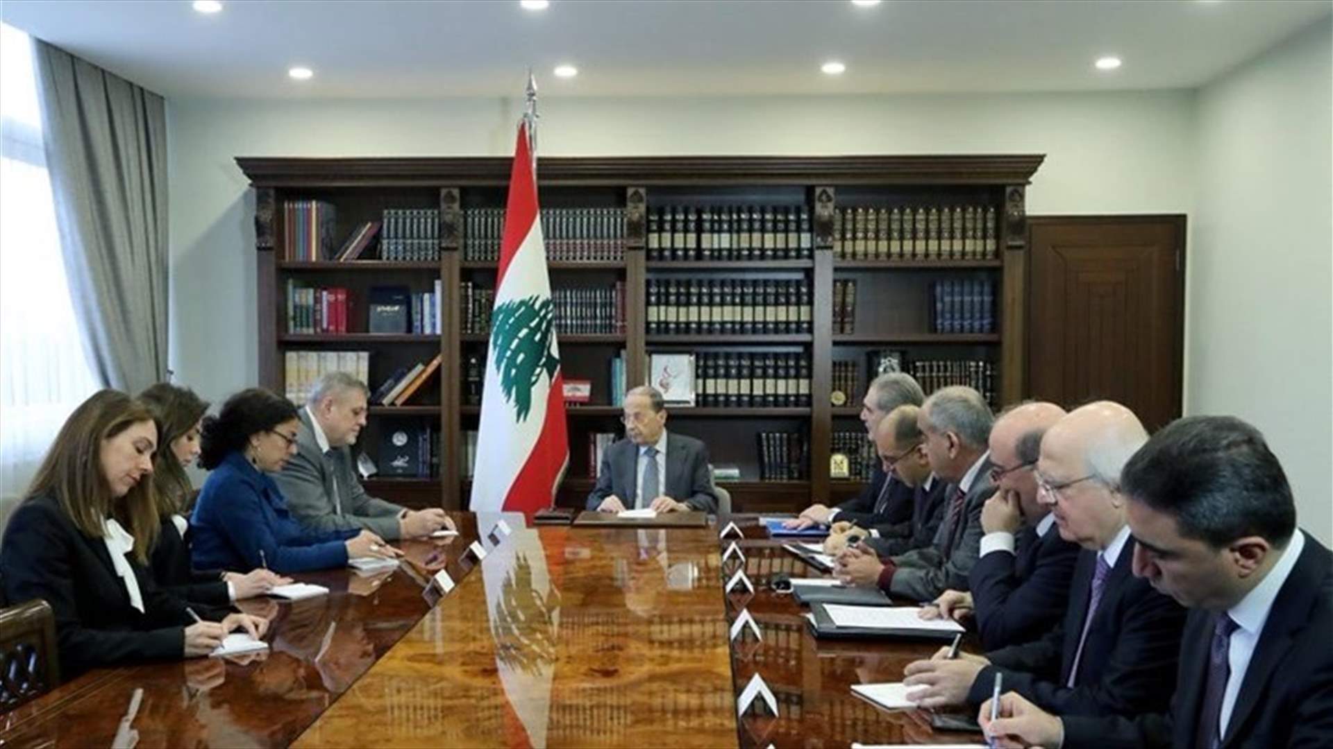 President Aoun meets with UN Special Coordinator Kubis