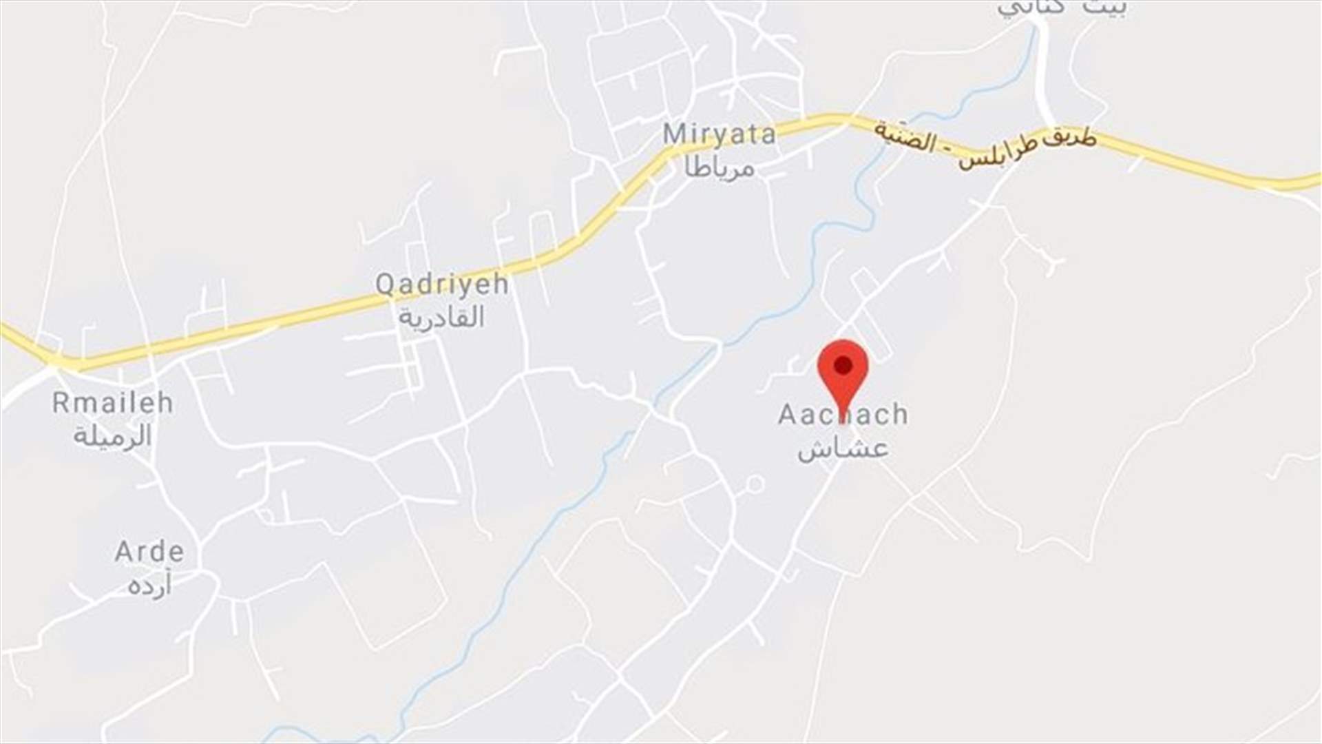 قتيل إثر اشكال في عشاش - قضاء زغرتا