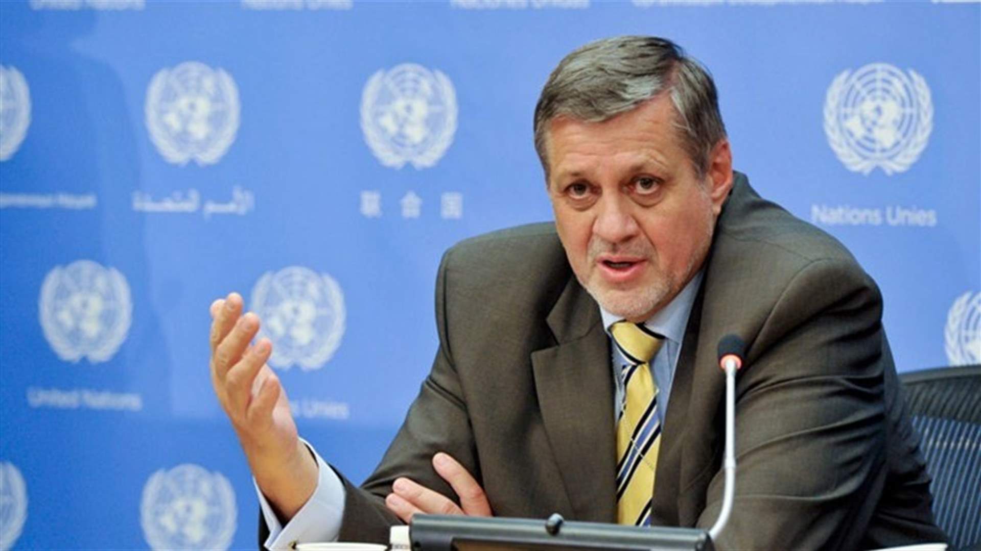 UN’s Jan Kubis: It is increasingly irresponsible to keep Lebanon without a government