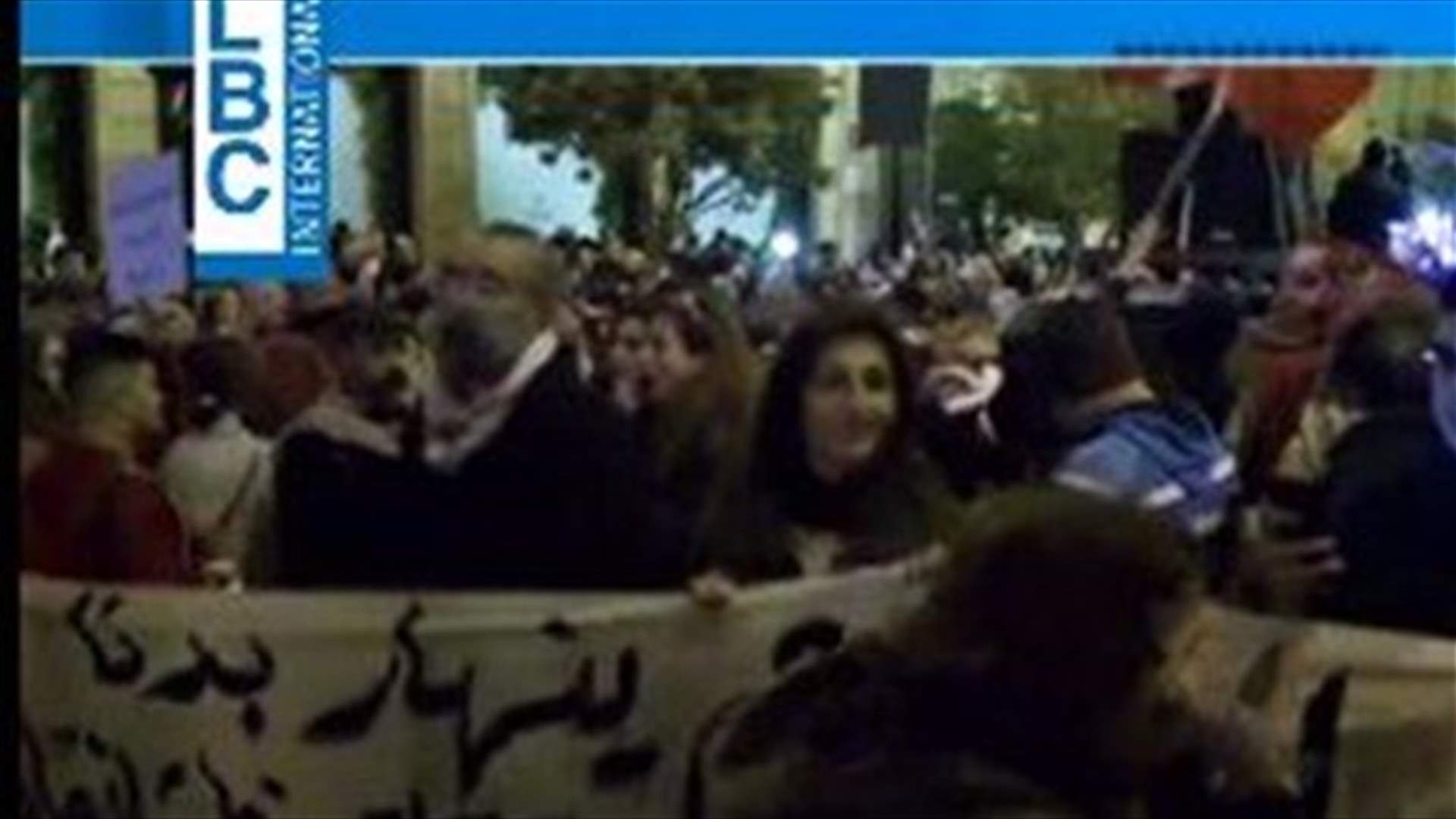 Protesters tour Beirut’s streets-[VIDEO]