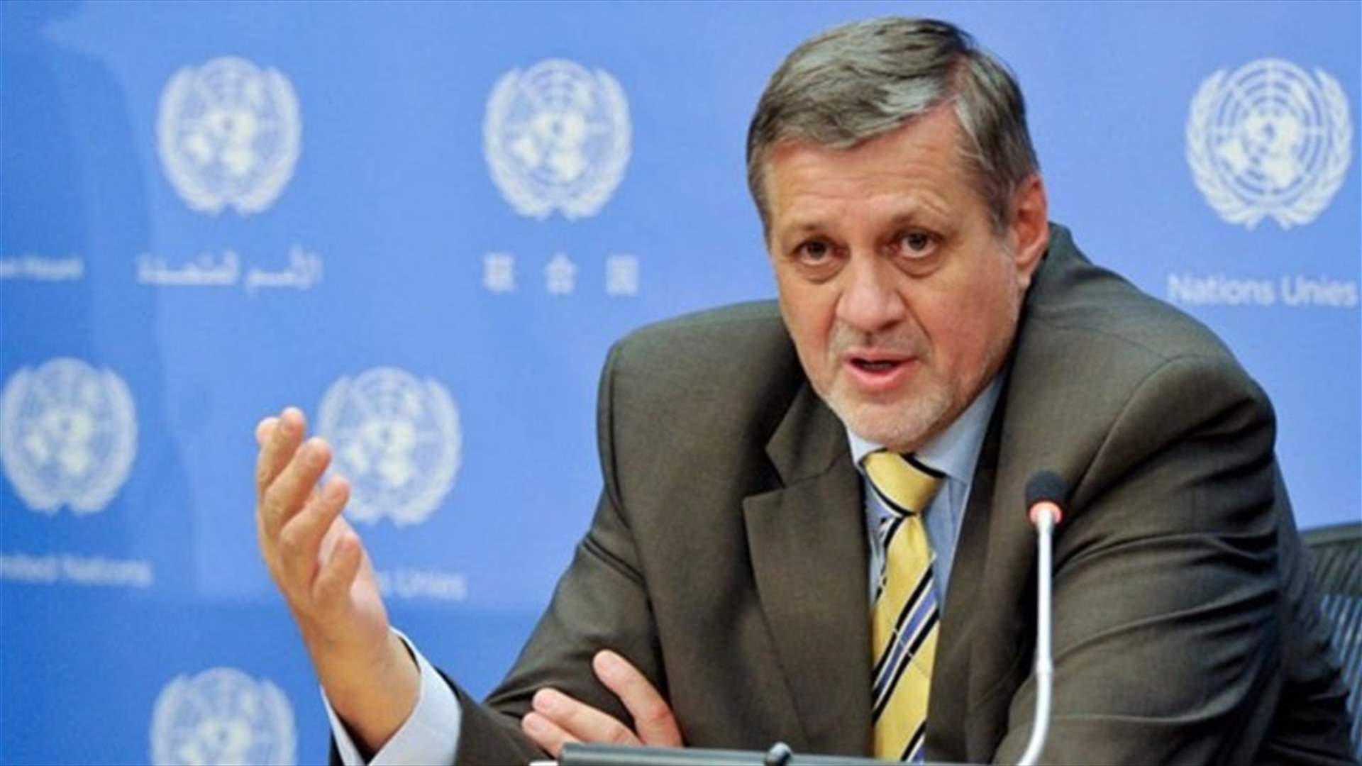 UN’s Jan Kubis: Politicians in Lebanon must blame themselves for this chaos