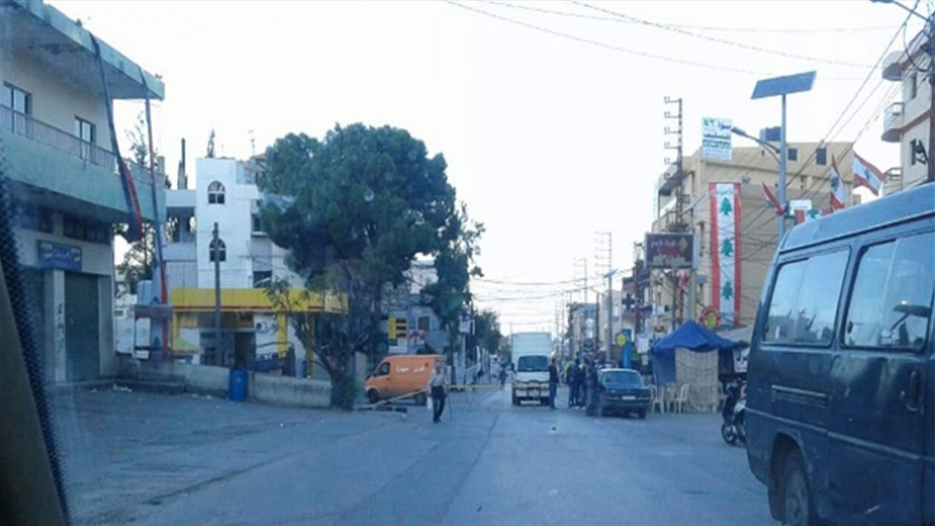 طريق عام حلبا مقطوعة