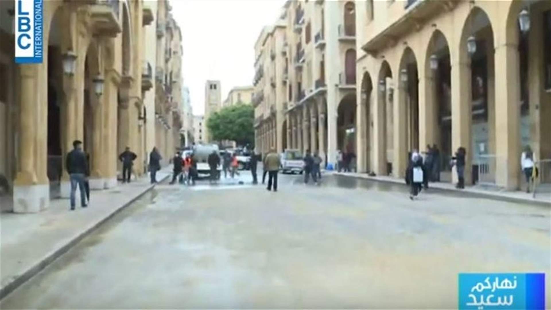 Calm restored in downtown Beirut of night of clashes-[VIDEO]