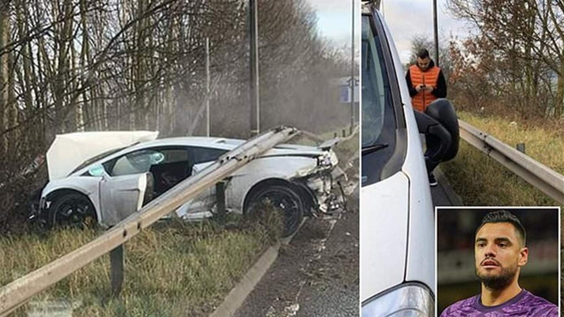 سيرجيو روميرو حارس مرمى مانشستر يونايتد ينجو من حادث سير مروع