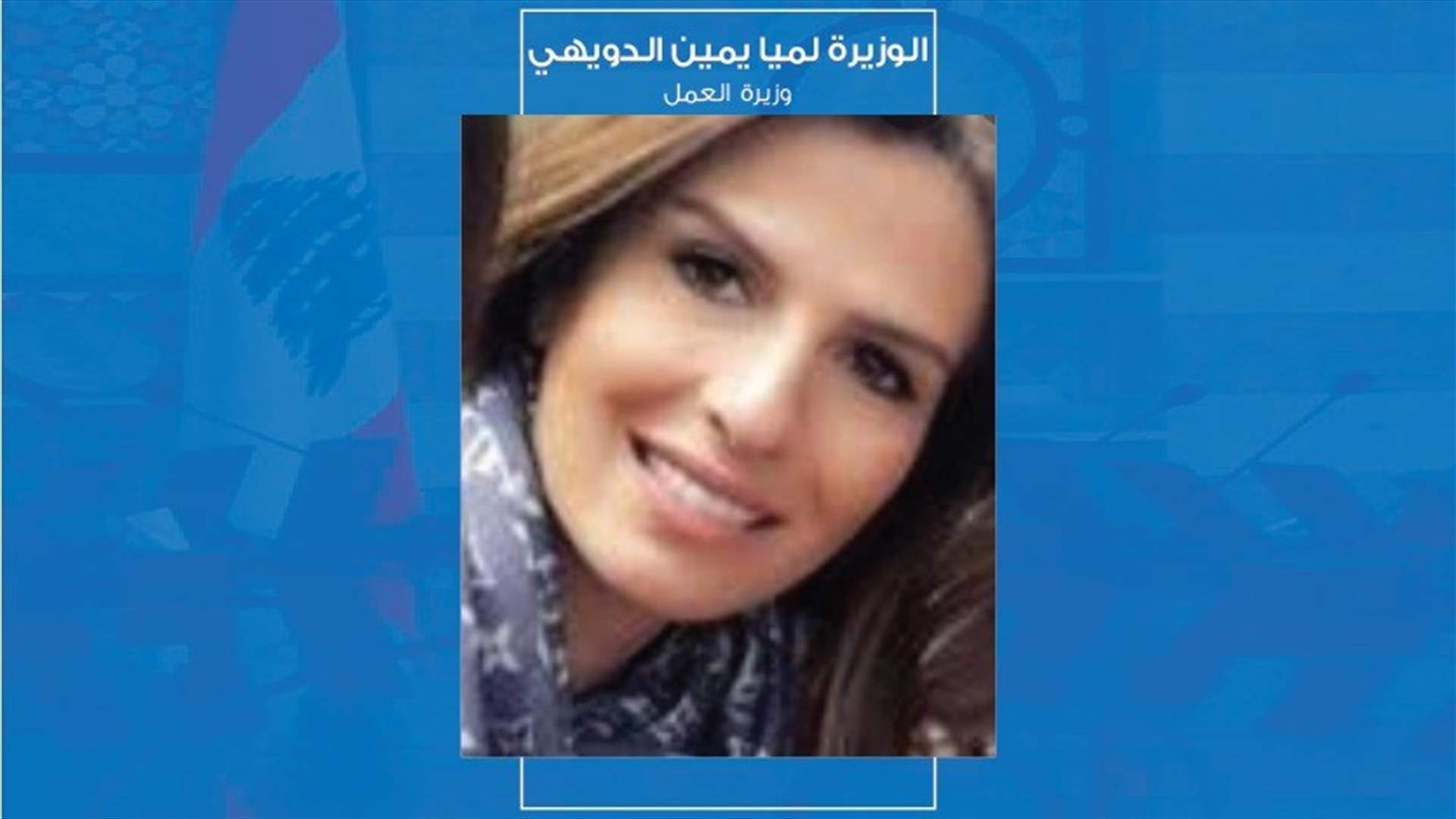 من هي وزيرة العمل لميا يمين الدويهي؟