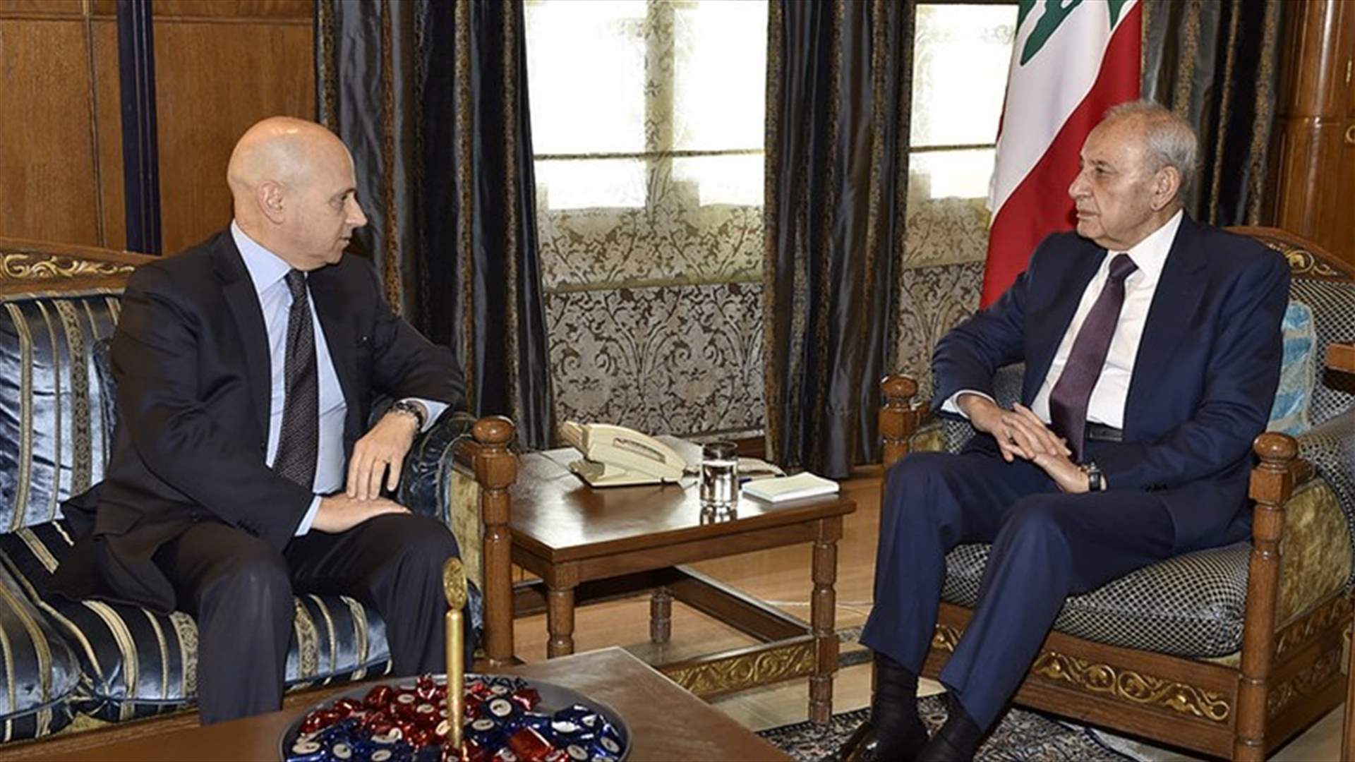 بري عرض مع زواره الاوضاع العامة