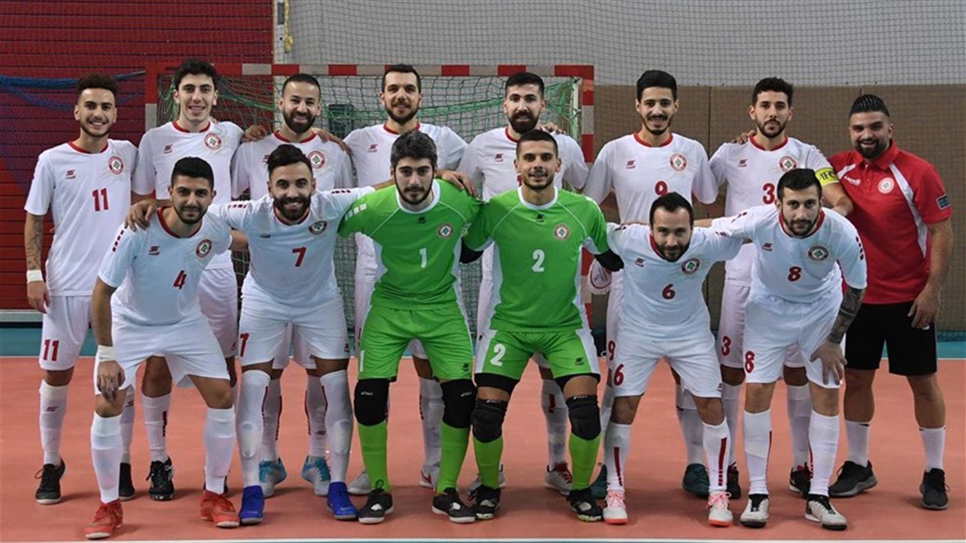 منتخب لبنان الصالات يواصل استعداداته لبطولة اسيا