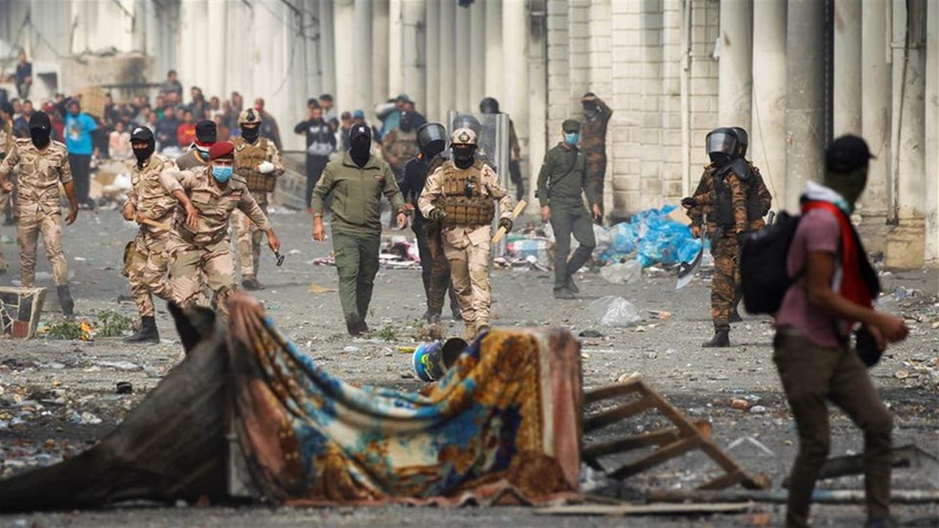 سقوط جرحى إثر اشتباكات في بغداد والسلطات تزيل الحواجز وتفتح الطرق