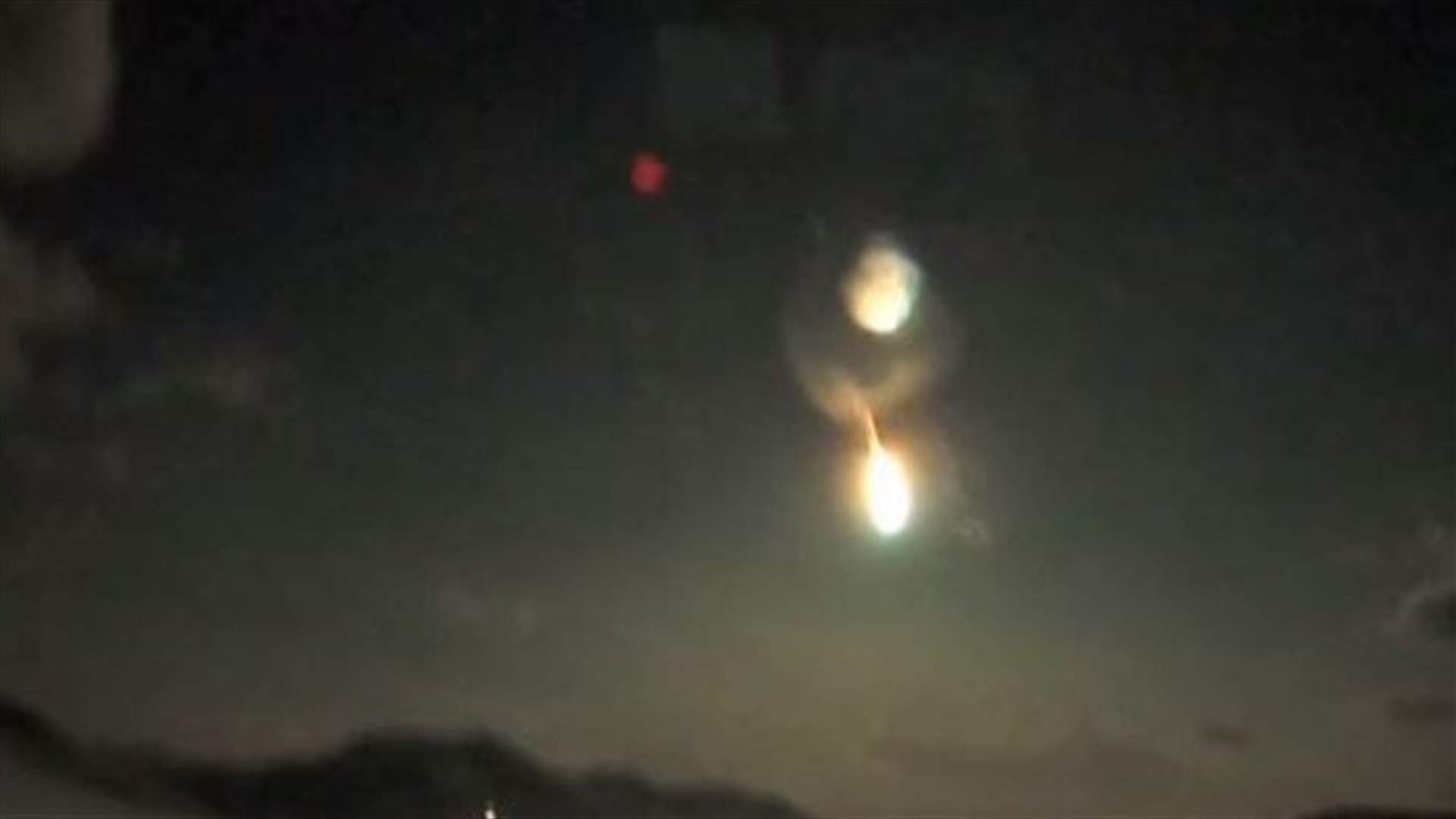 Meteor lights up night sky in Sannine-[VIDEO]