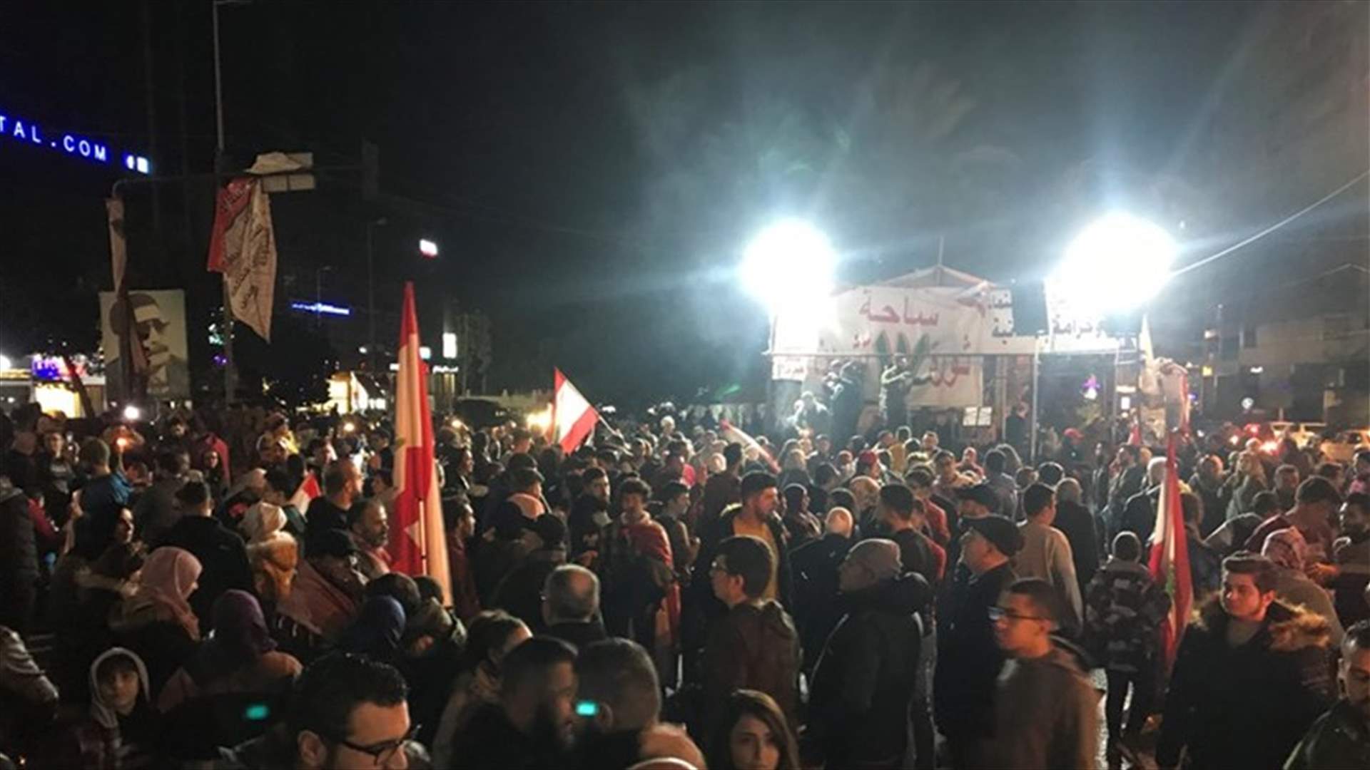 إغلاق كل مسارب تقاطع إيليا في صيدا