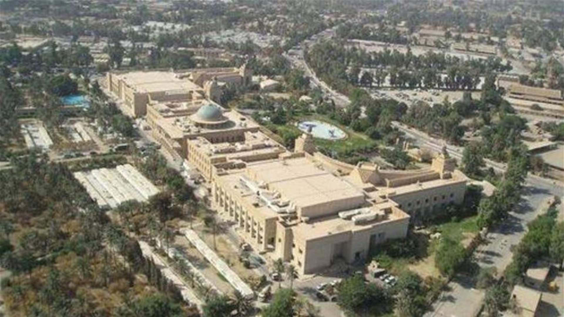 مسؤول عراقي: جريح واحد على الأقل في الهجوم الصاروخي على السفارة الأميركية في بغداد