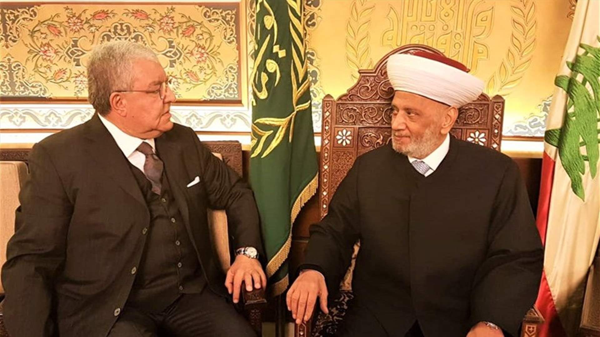 الشيخ دريان التقى المشنوق وسفير الاردن