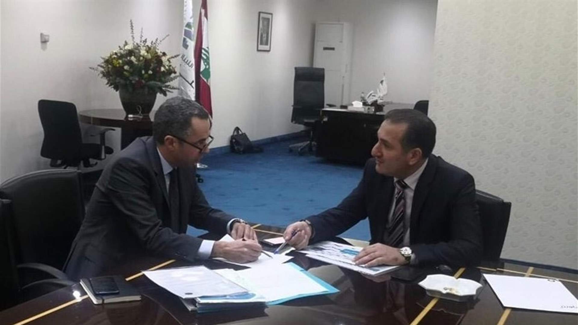 وزير الاتصالات اطلع من كريدية على خطة عمل اوجيرو
