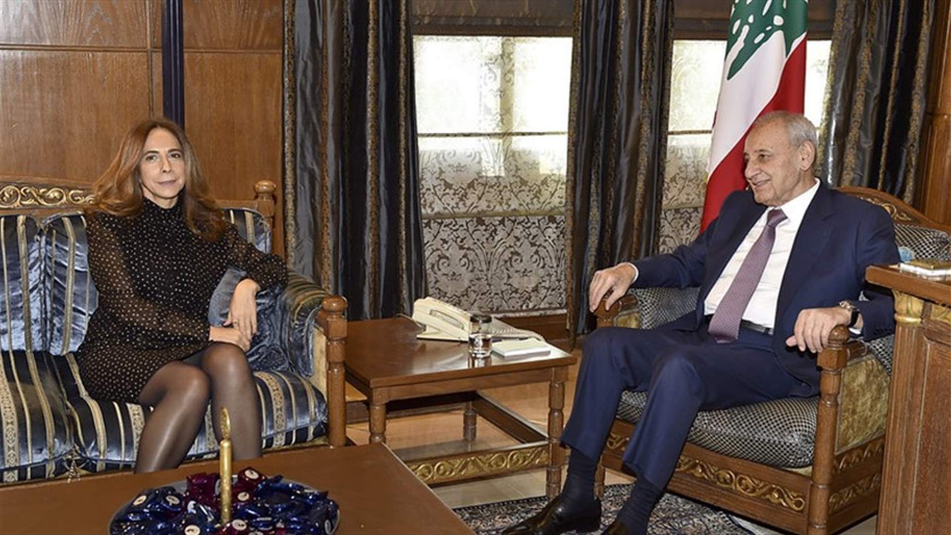 بري عرض للاوضاع مع عكر وكوبيتش وسفير مصر