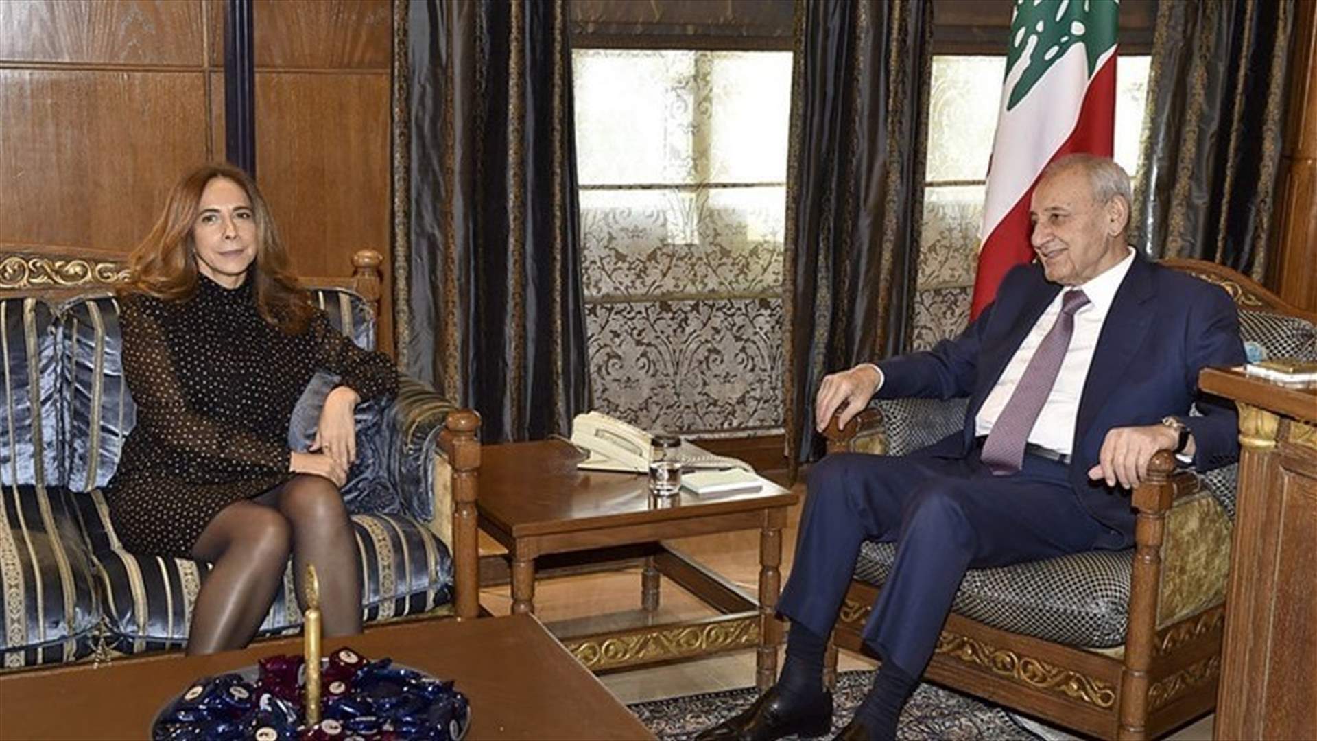 Berri meets with Defense Minister Akar, UN Kubis