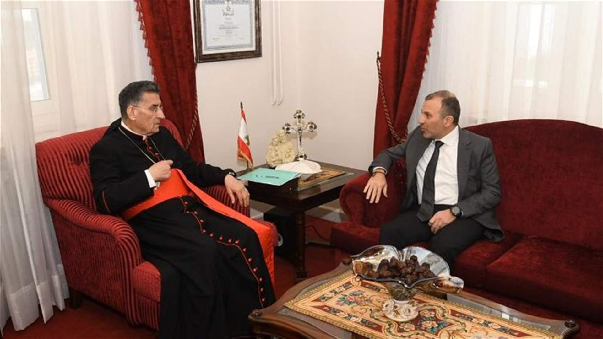 الراعي التقى باسيل