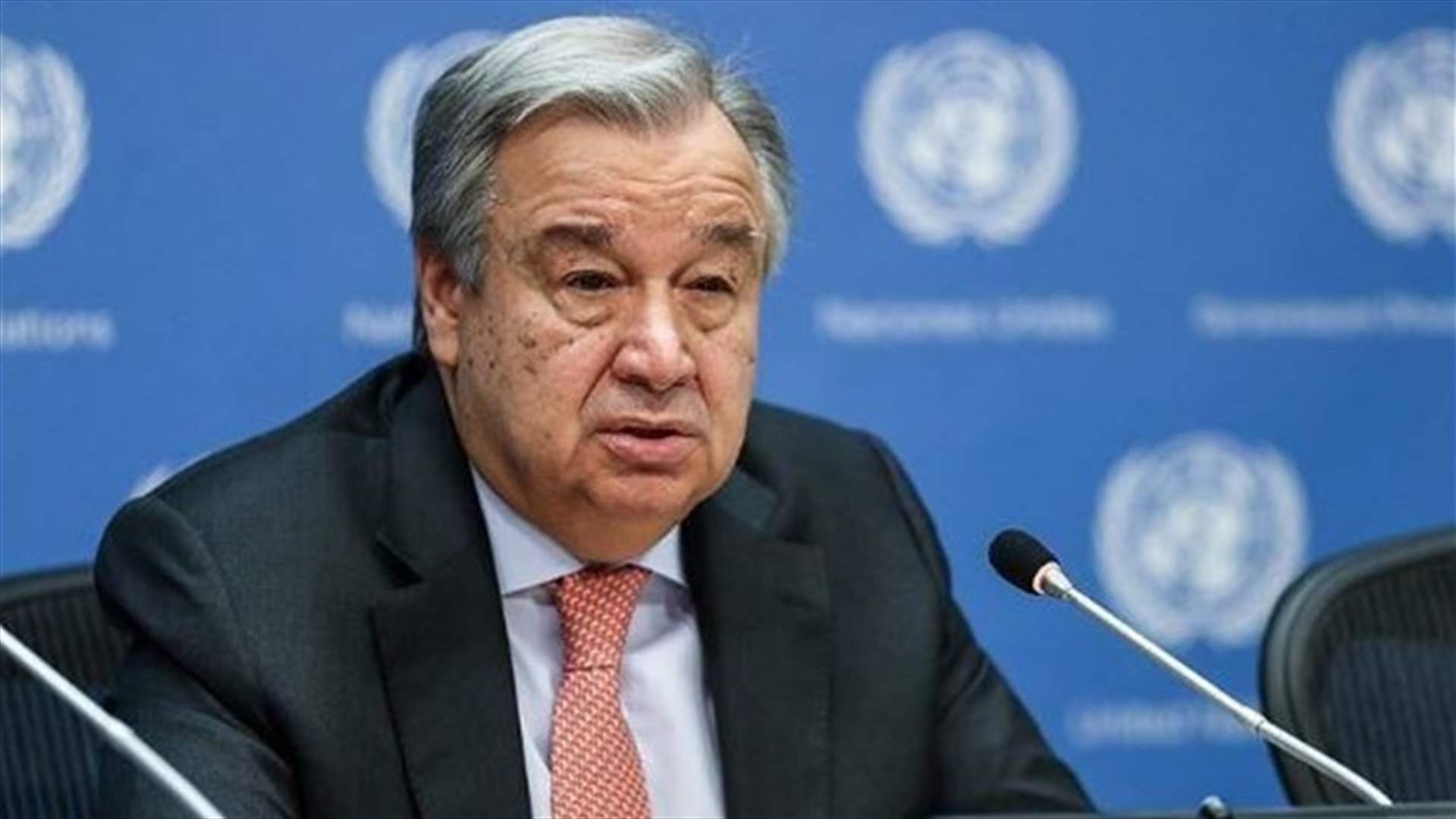 غوتيريش يطالب "بوقف الاعمال الحربية" بين تركيا وسوريا في ادلب