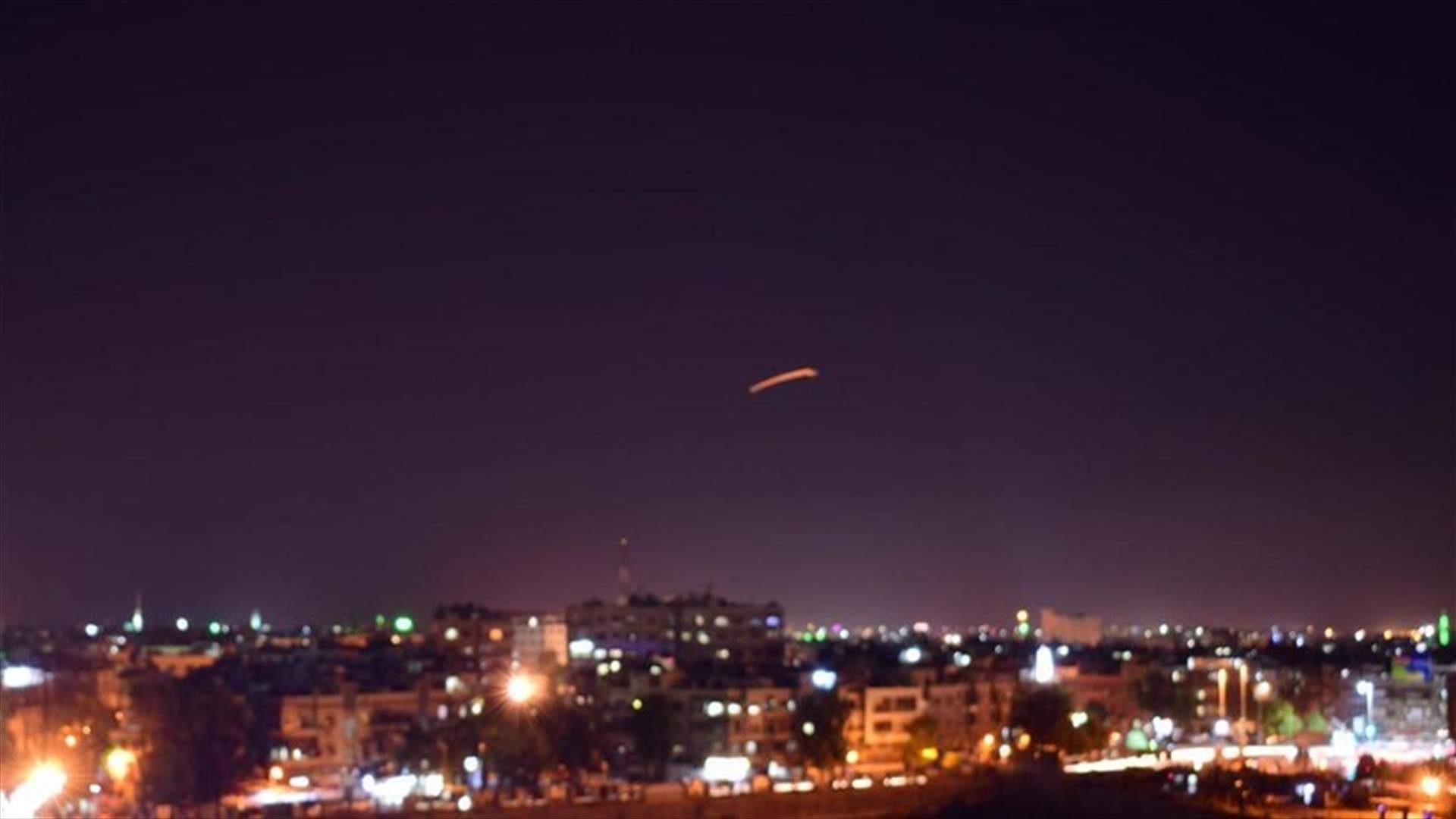 Syrian air defenses intercept Israeli missiles -state media