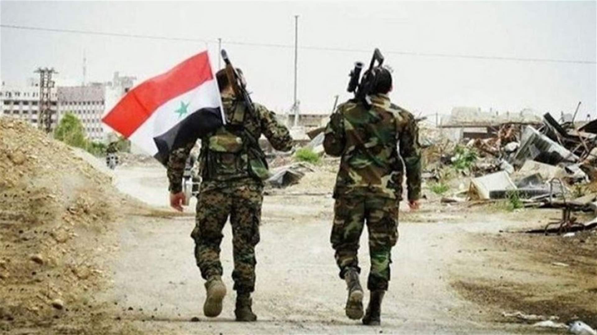 وحدات من الجيش السوري تدخل مدينة سراقب بريف إدلب