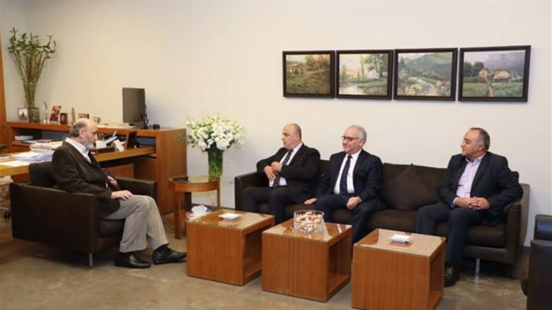 جعجع عرض مشاكل الصناعيين في البقاع