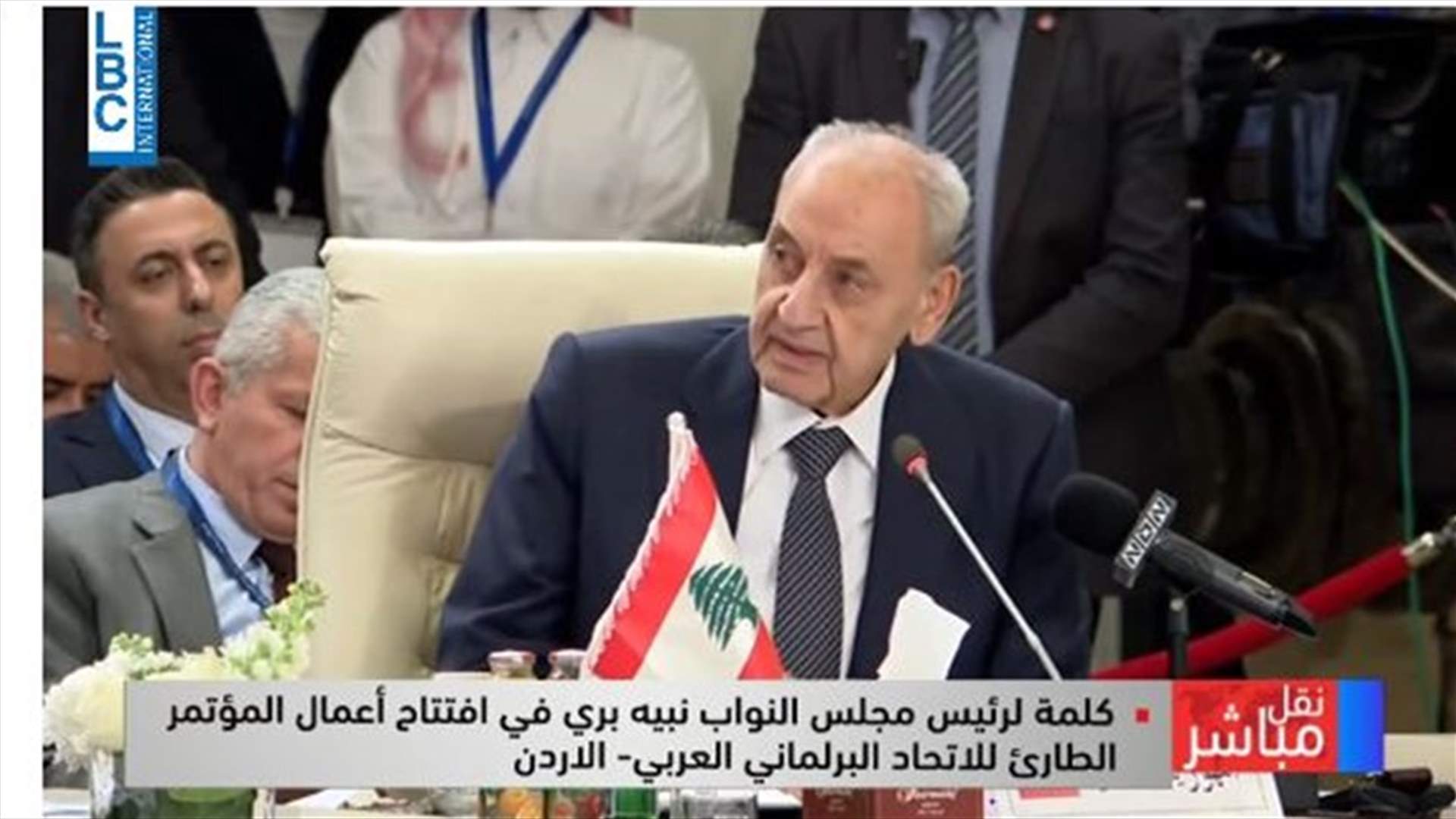 Berri from Jordan: We reject Palestinian resettlement