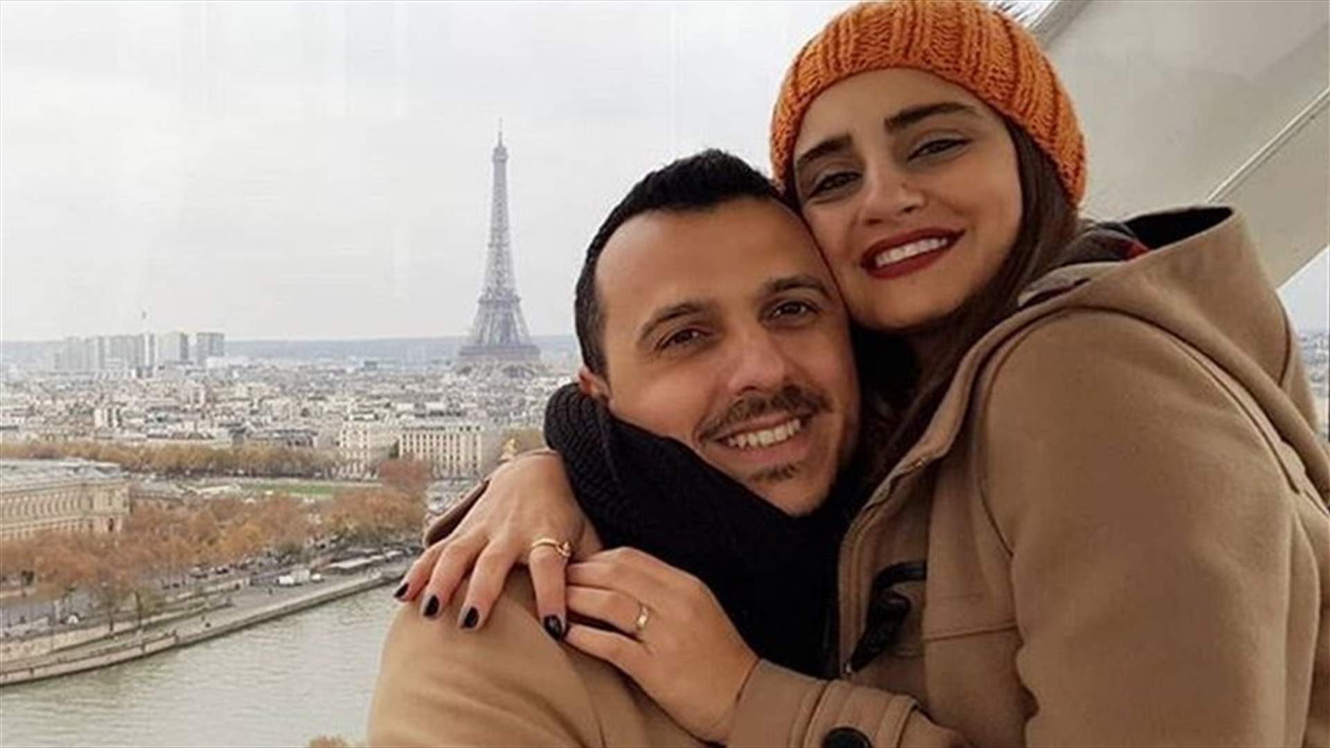 إيميه صياح تحتفل بمرور 13 عاماً على لقائها بزوجها بـ&quot;10 قبلات&quot;