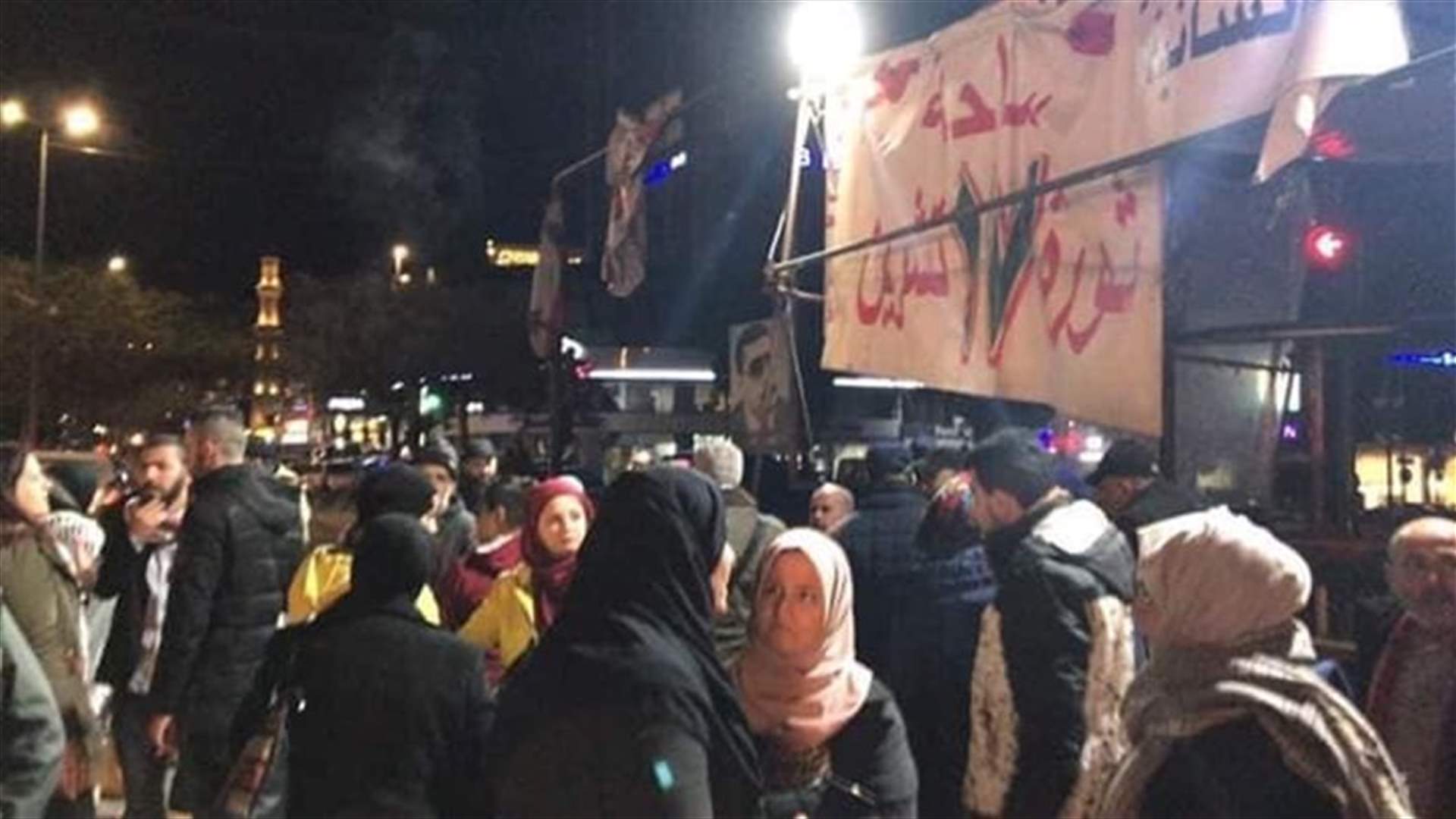اعتصام للحراك في ساحة ايليا تضامنا مع الموقوفين