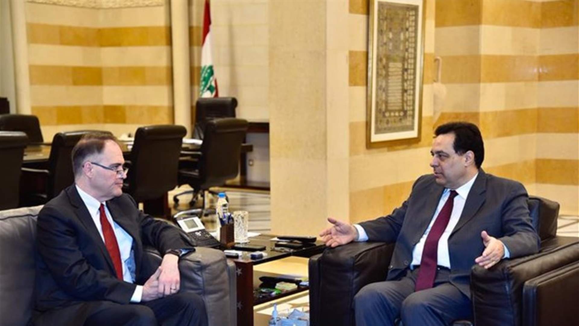 دياب التقى رئيس قلم المحكمة الخاصة بلبنان