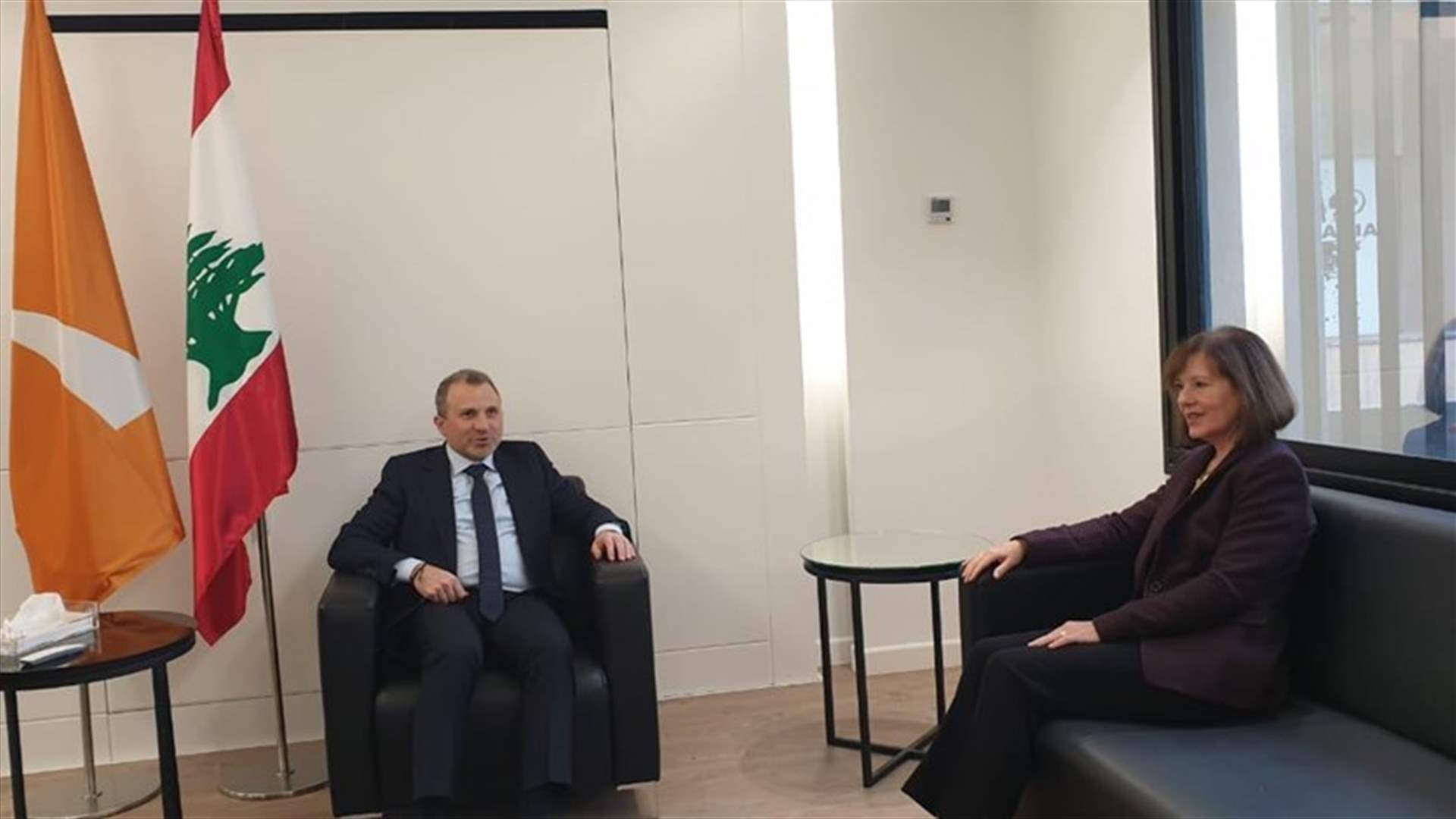 باسيل التقى السفيرة الأميركية