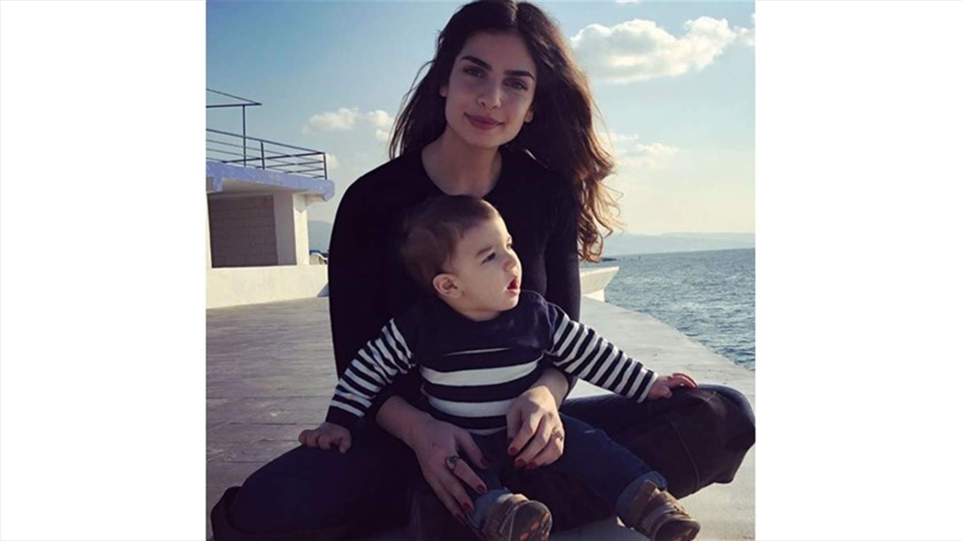 ريتا حايك تحتفل مع ابنها جورج بعيد الحب (صورة)