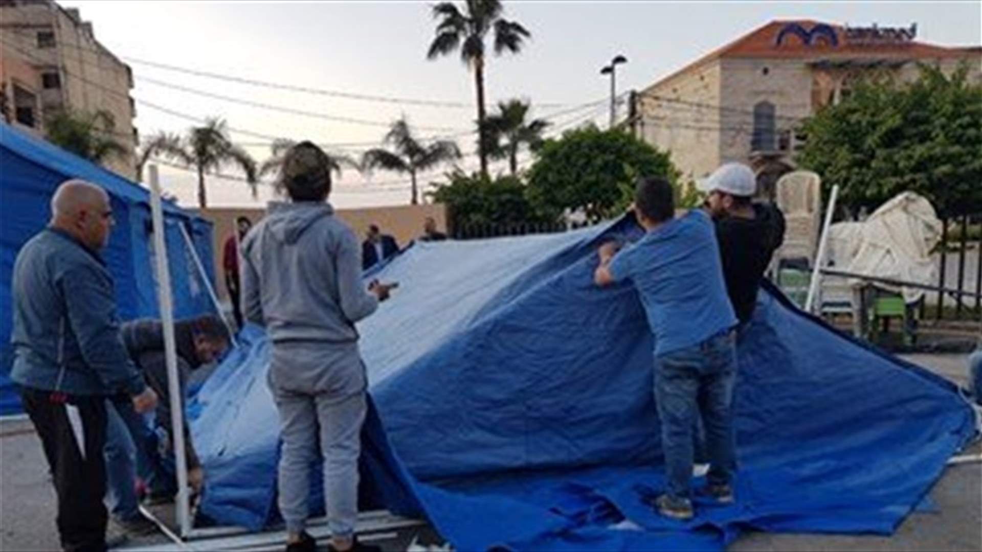 Unknown persons shoot at protesters tents in Jounieh-[PHOTO]