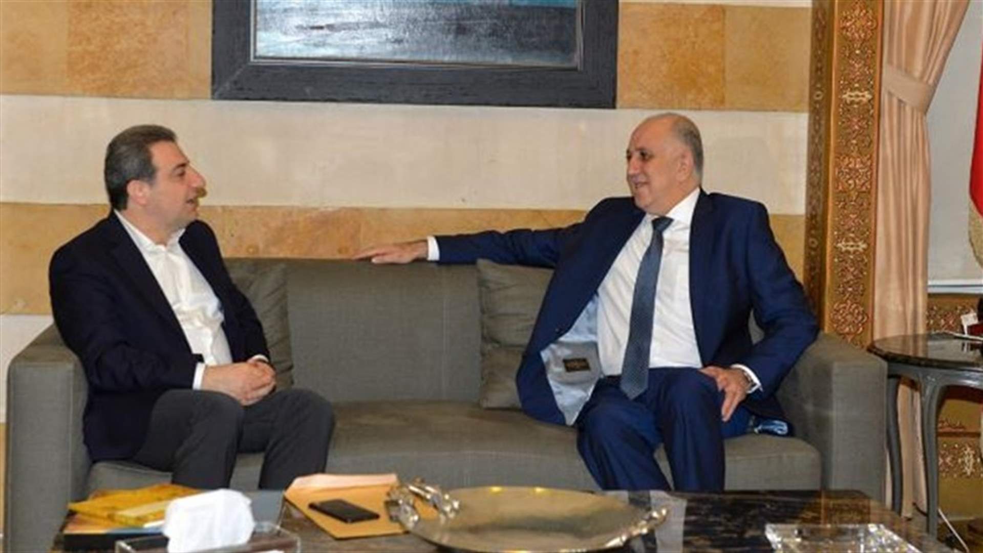 فهمي عرض التطورات على الساحة اللبنانية مع أبو فاعور