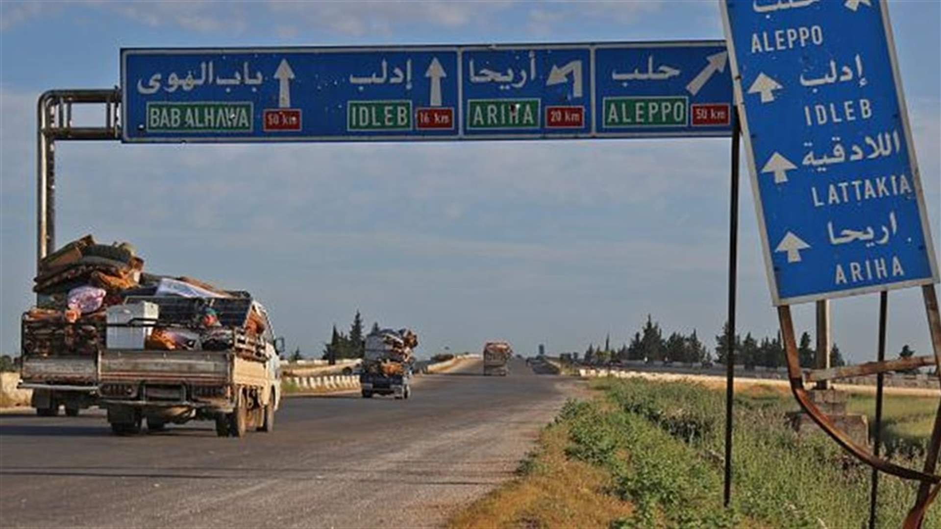 Syria announces Damascus-Aleppo highway open to traffic