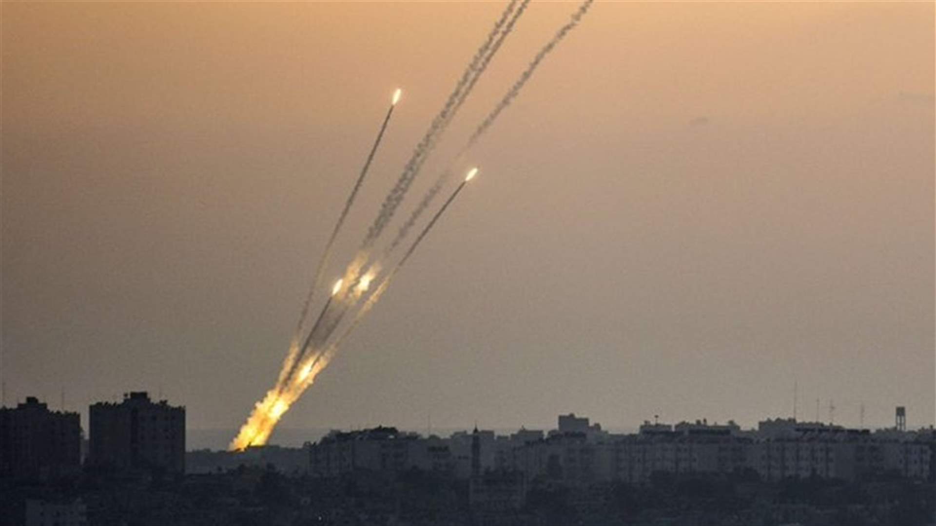 إطلاق صواريخ على اسرائيل من غزة بعد مواجهات حدودية