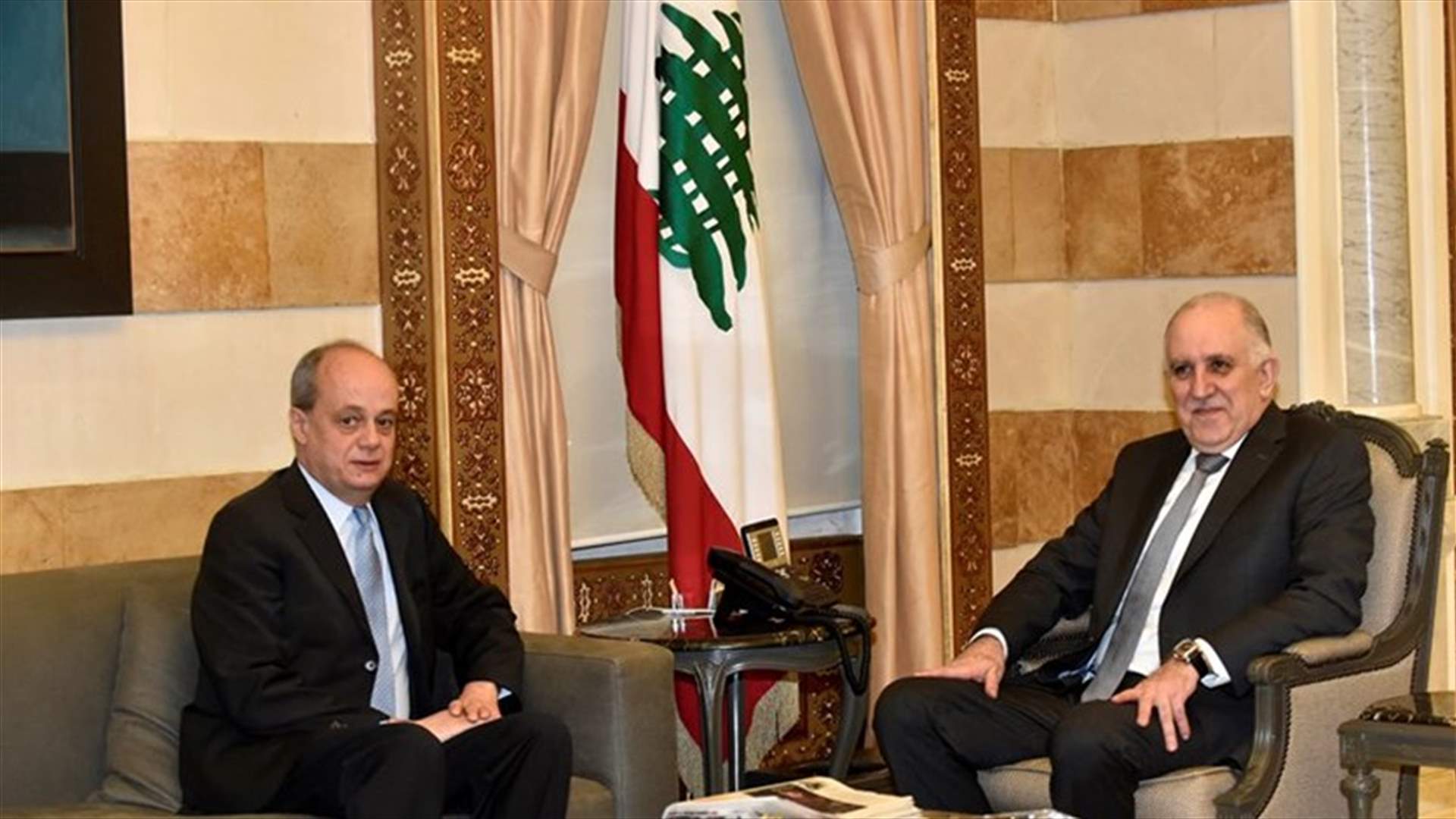 وزير الداخلية التقى سفير اسبانيا وهذا ما تم التطرق اليه