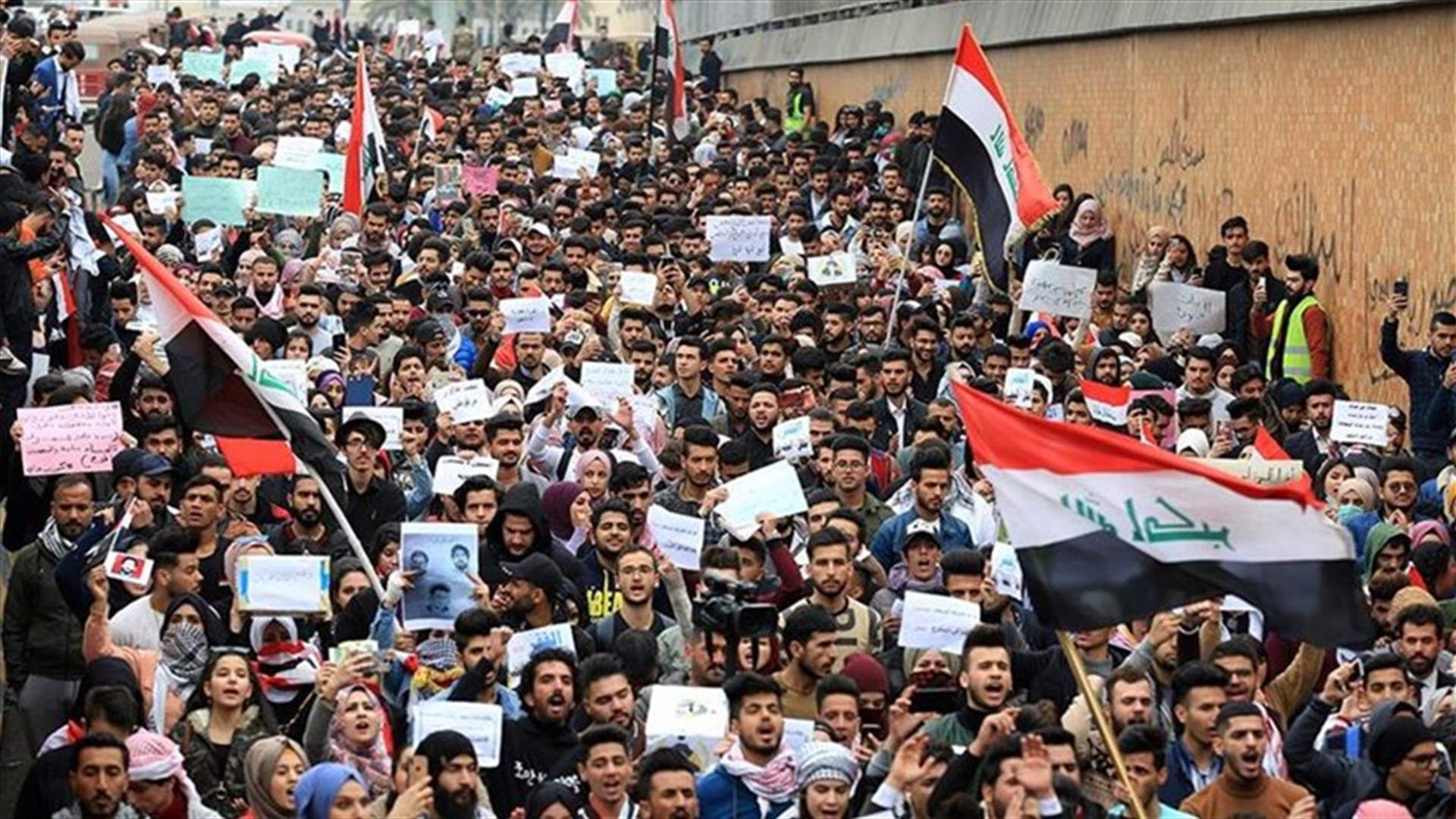 قوات الأمن العراقية تقتل أحد المحتجين في بغداد