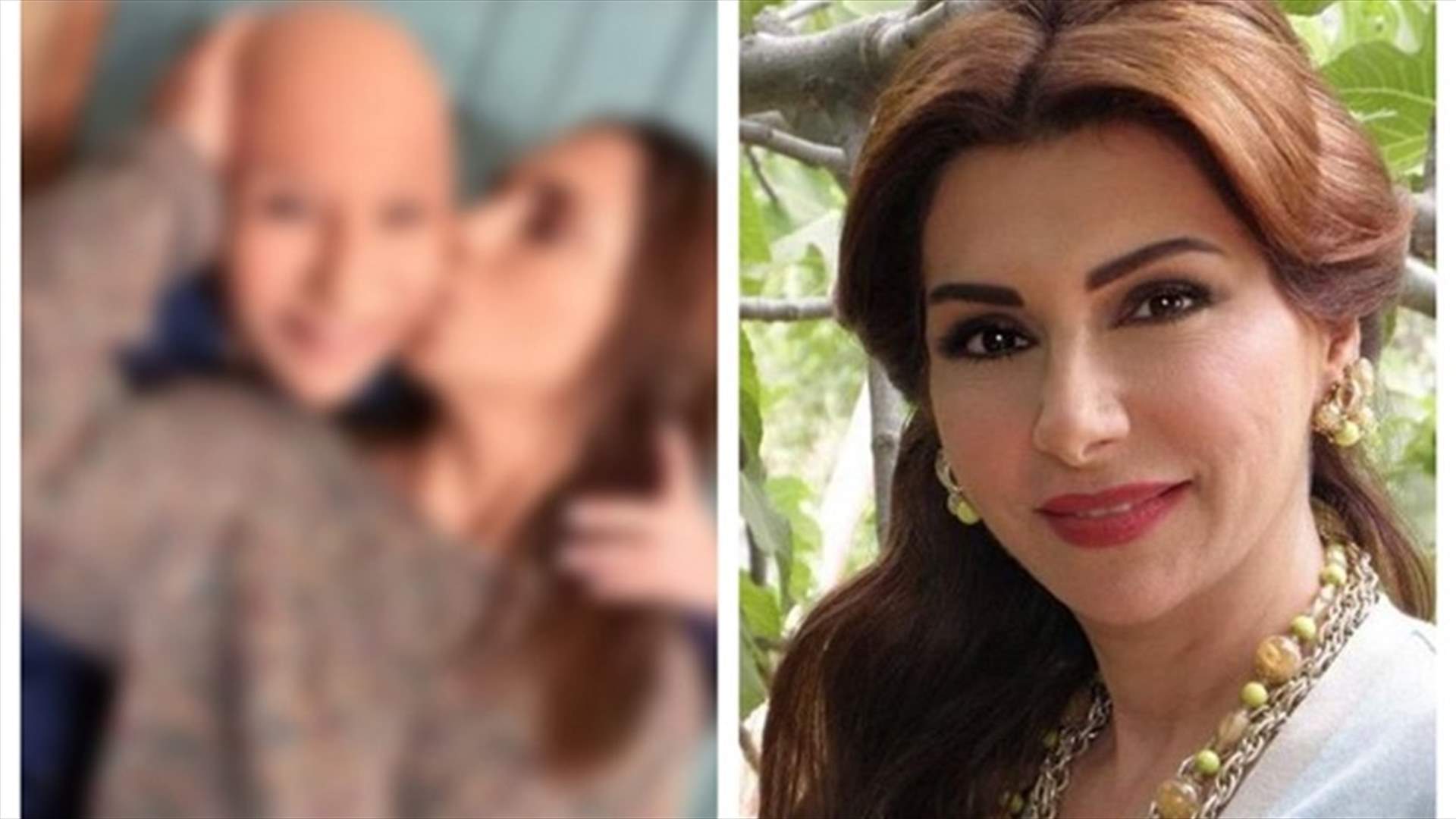هيام أبو شديد حليقة الرأس.. وشقيقتها نغم تقبّلها بالصورة
