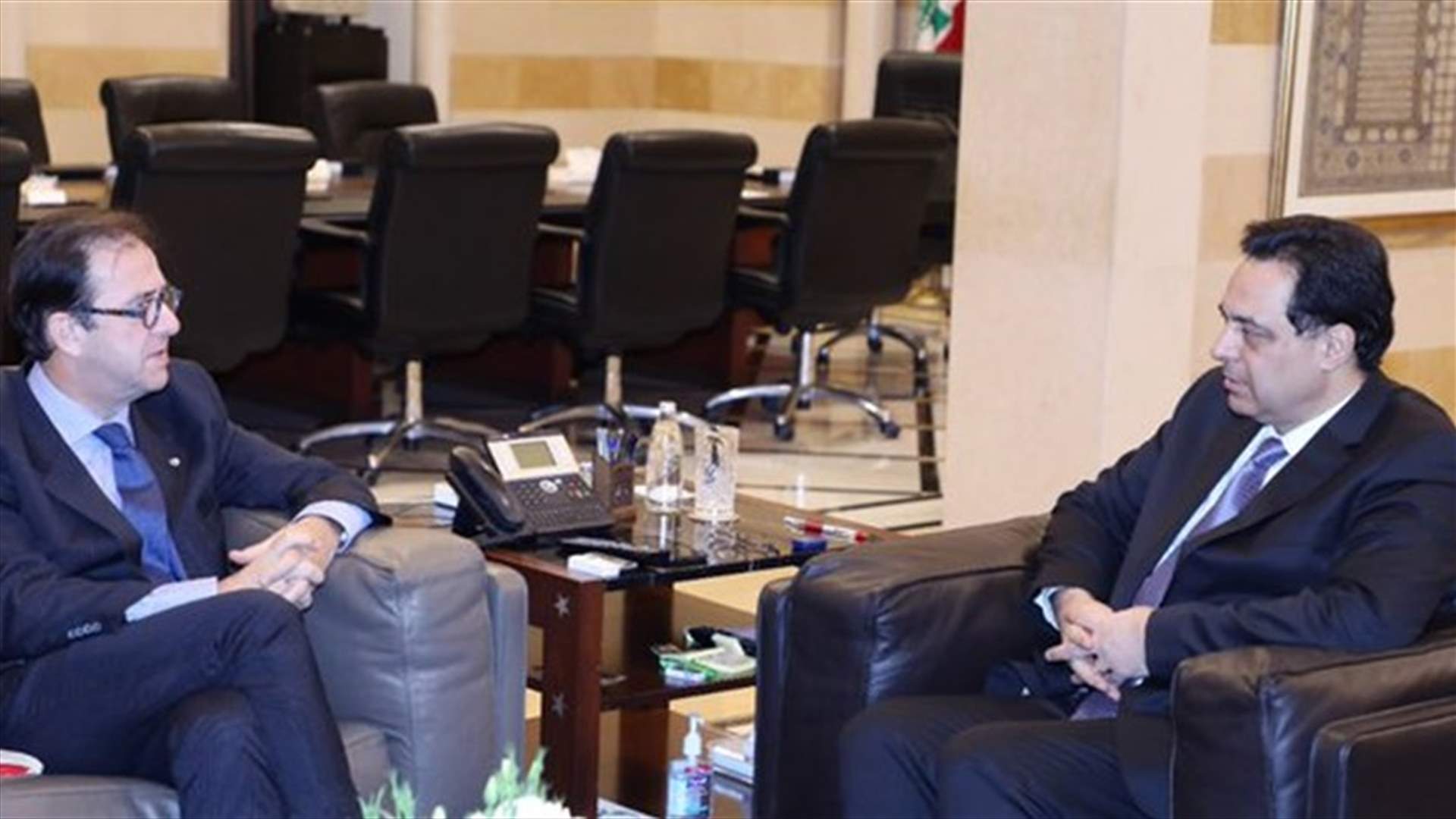 دياب التقى فوشيه... تأكيد على دعم فرنسا للبنان ووقوفها إلى جانبه