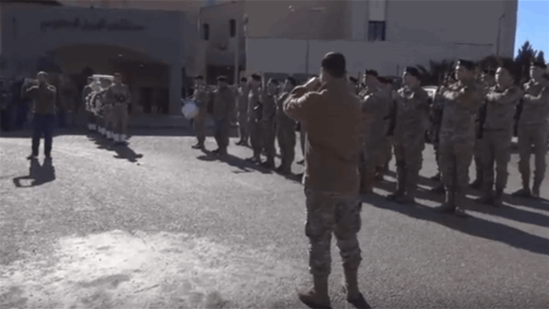 مراسم خاصة للشهيد العريف أيمن مهدي المحمد...