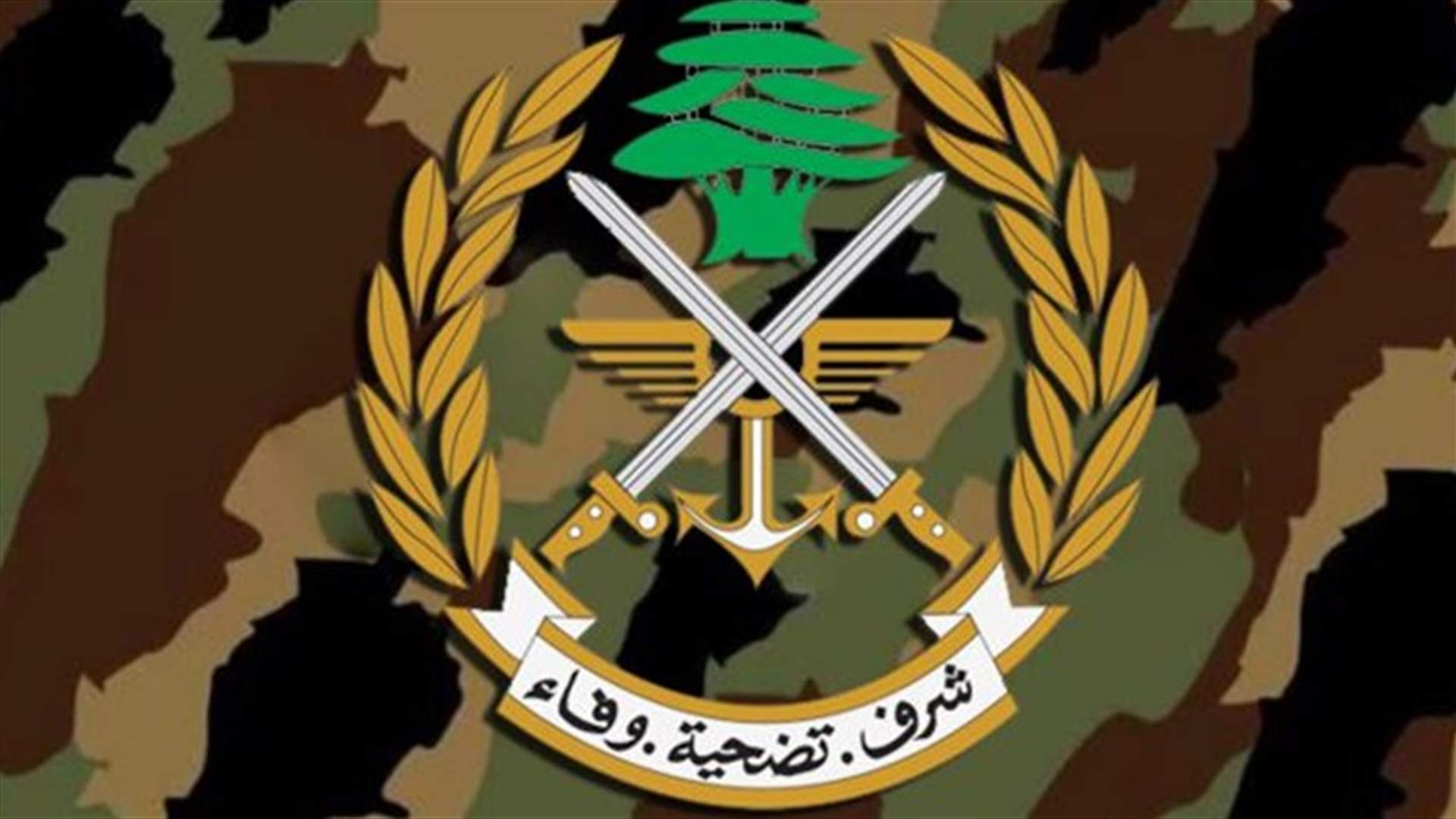 الجيش: توقيف أشخاص في مناطق عدة