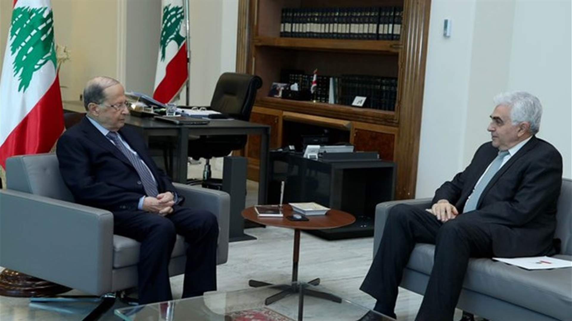 حتي من قصر بعبدا: لمسنا لدى المسؤولين الفرنسيين حرصا على دعم لبنان ومساعدته