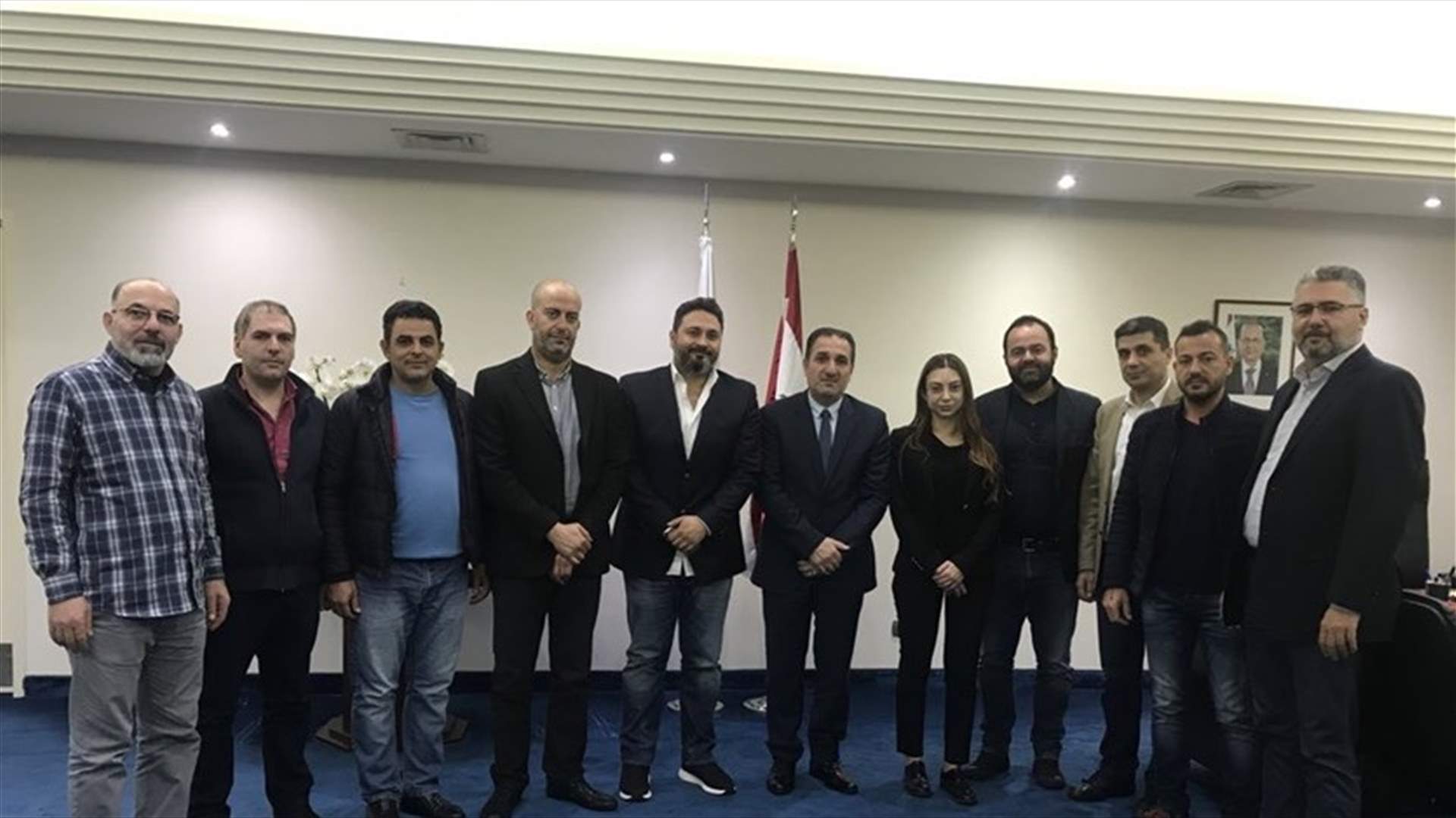 وزير الاتصالات استمع الى هواجس نقابة موظفي ألفا وتاتش