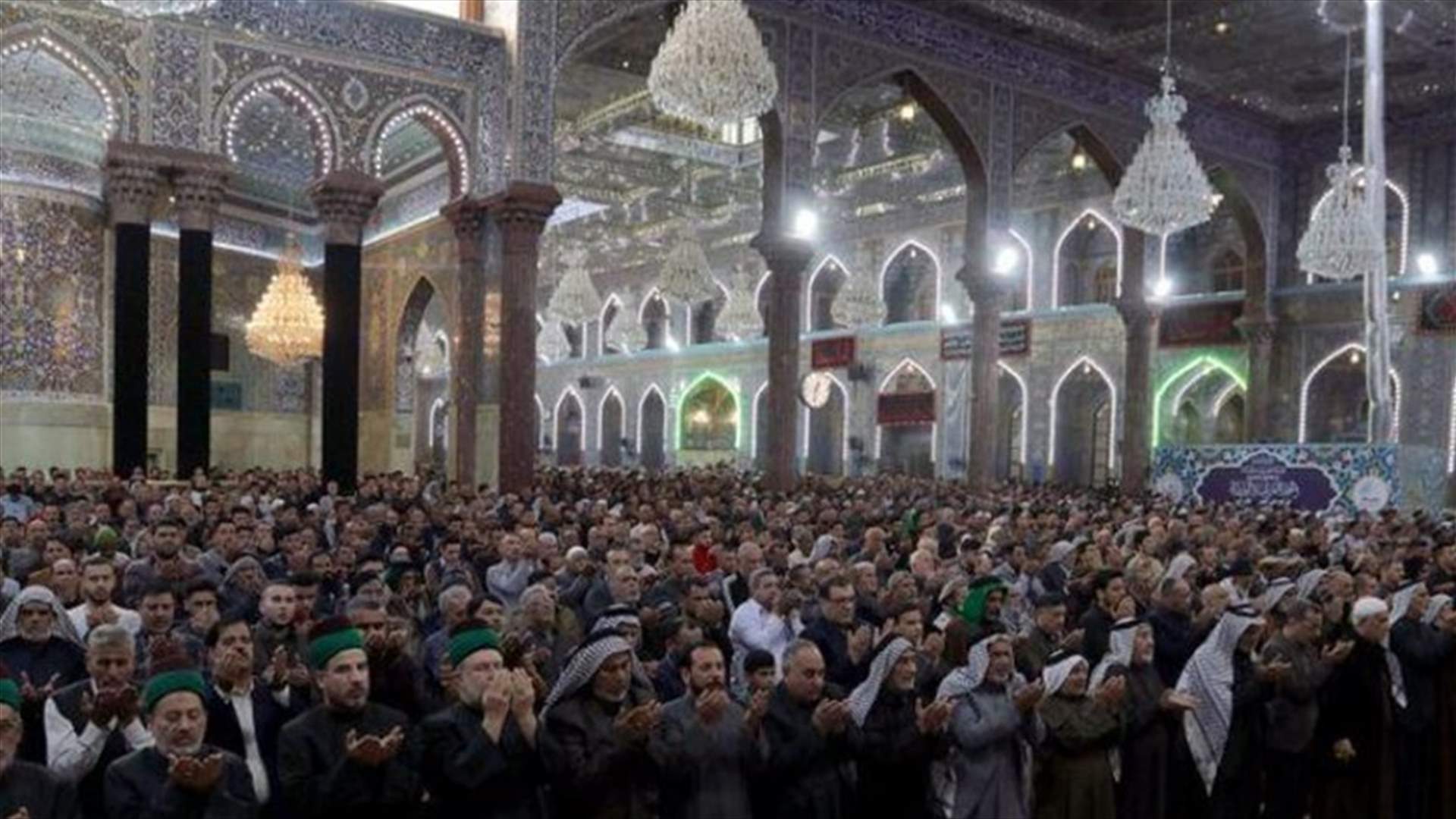 العراق يلغي إقامة صلاة الجمعة في مدينة كربلاء بسبب كورونا