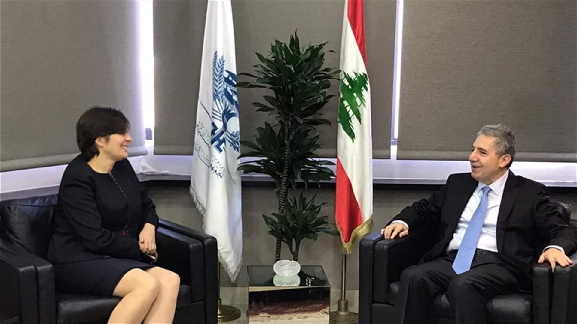 التطورات المالية والاقتصادية حضرت في لقاء بين وزني وسفيرة كندا...