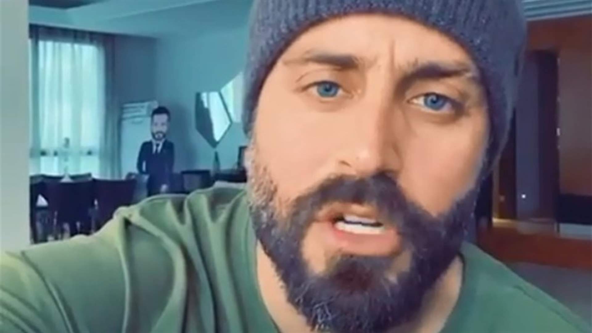 سعد رمضان يجتاح الإنترنت بفيديو: "الكورونا هو درس للبشر"