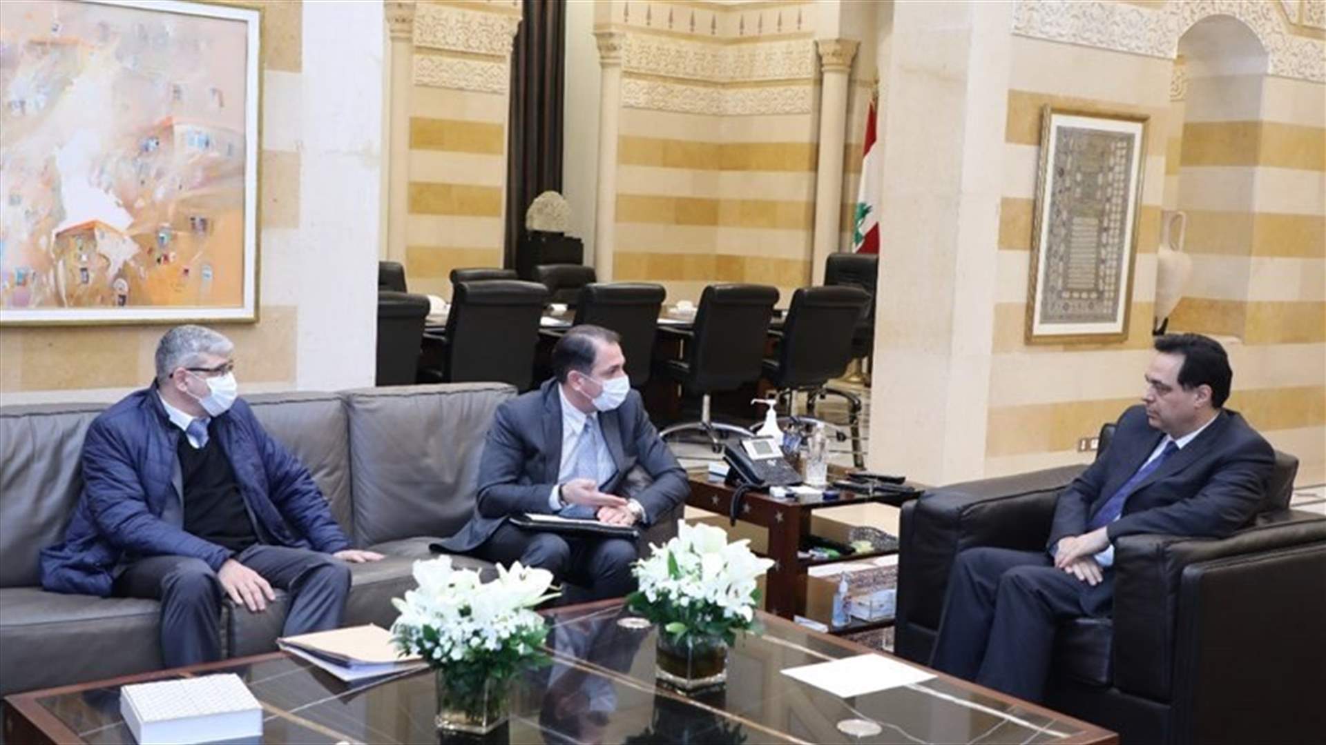 PM Diab holds series of meetings at Grand Serail