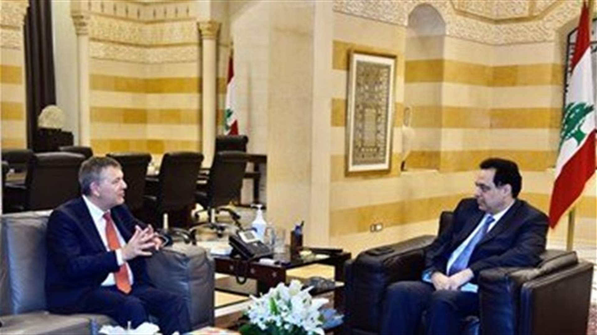 PM Diab meets UN Lazzarini