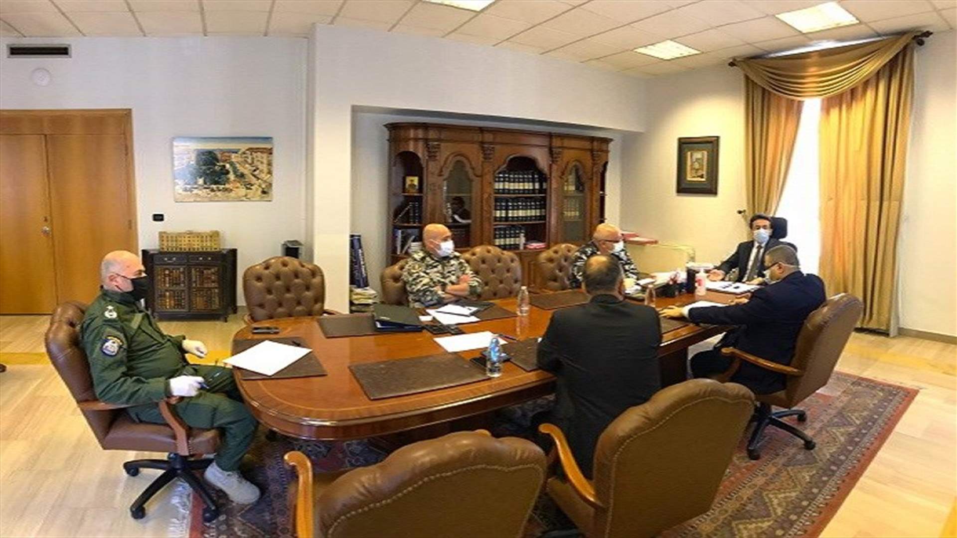 اجتماع مجلس الامن الفرعي في مدينة بيروت...