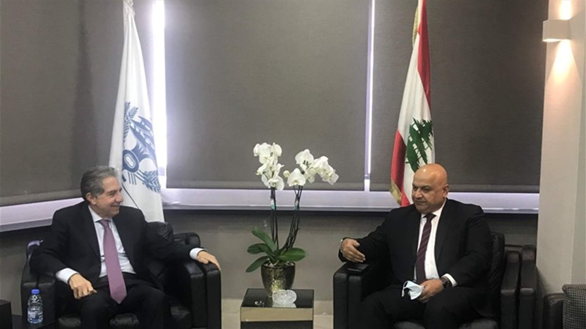 وزير المالية التقى مدير دائرة المشرق في البنك الدولي