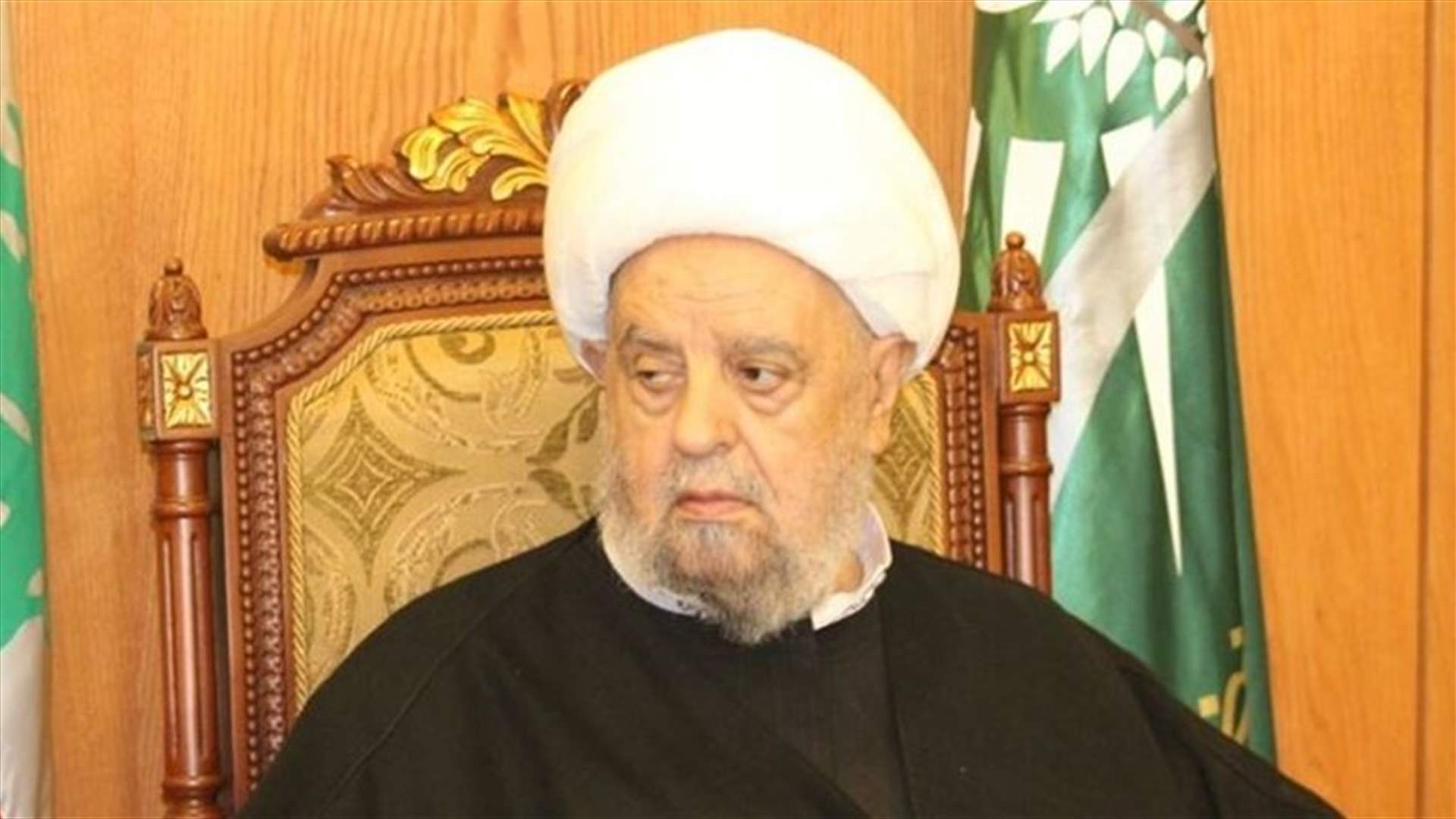 قبلان: لوضع خطة عمل طارئة وسريعة تعيد اللبنانيين الى وطنهم بأسرع وقت ممكن